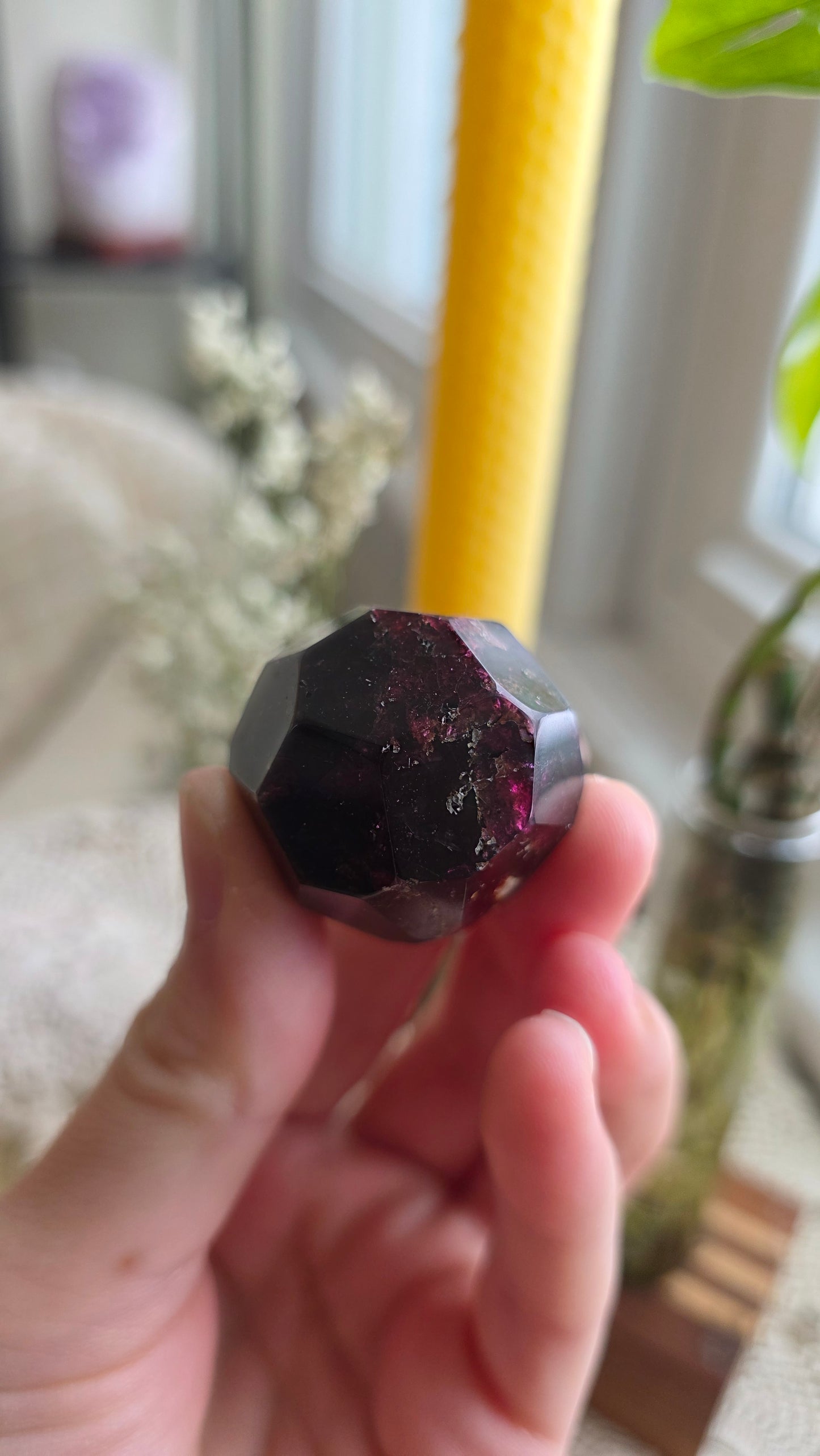 Raspberry Garnet Dodechahedron 6