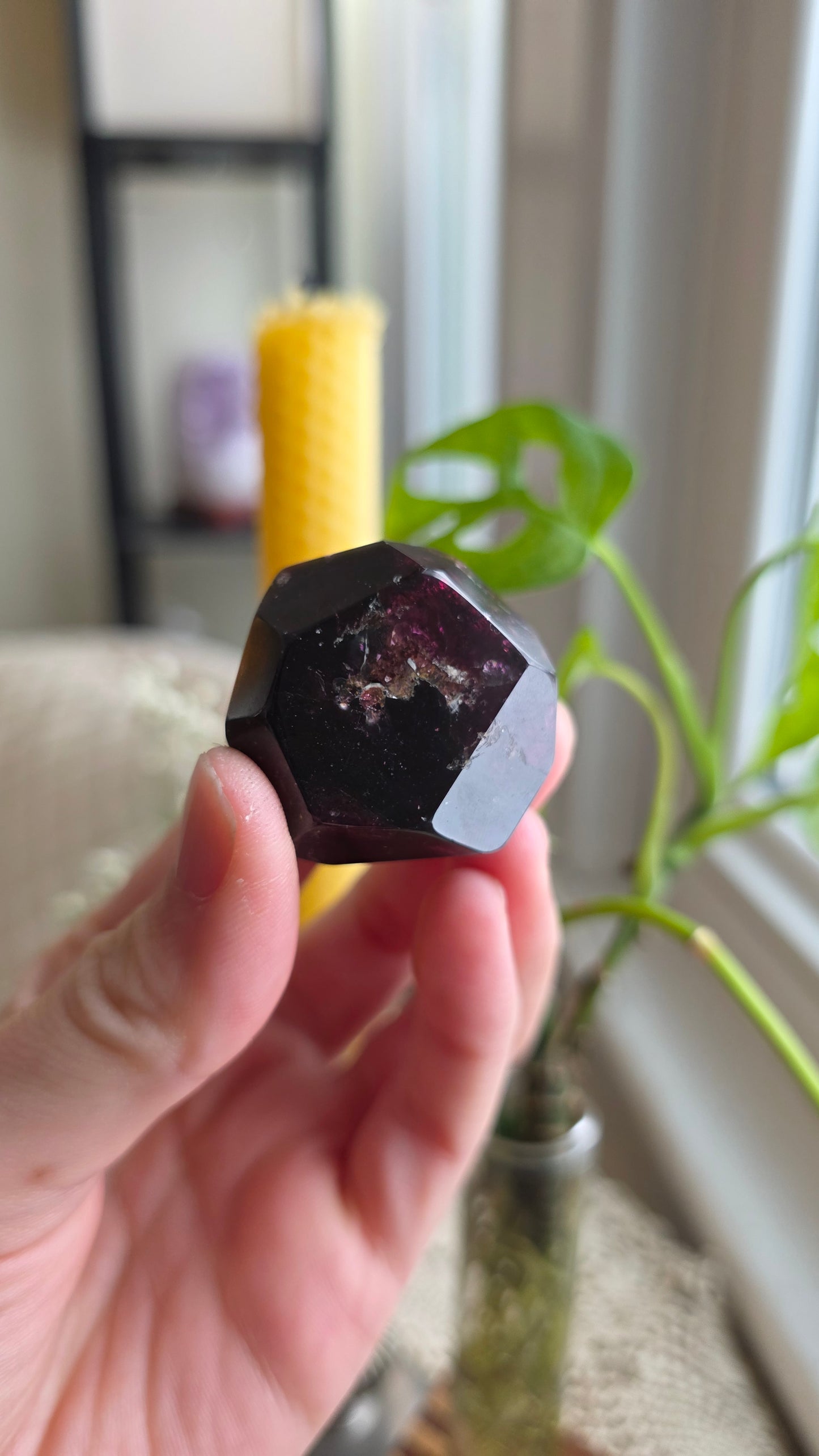 Raspberry Garnet Dodechahedron 14