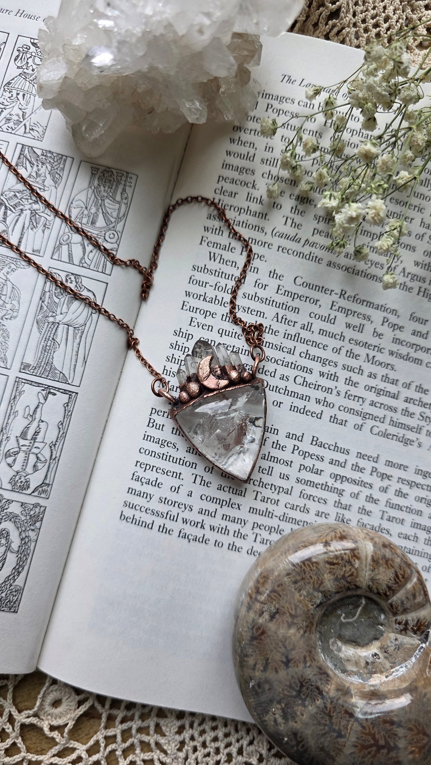 Stardust Manifestation Quartz Pendant