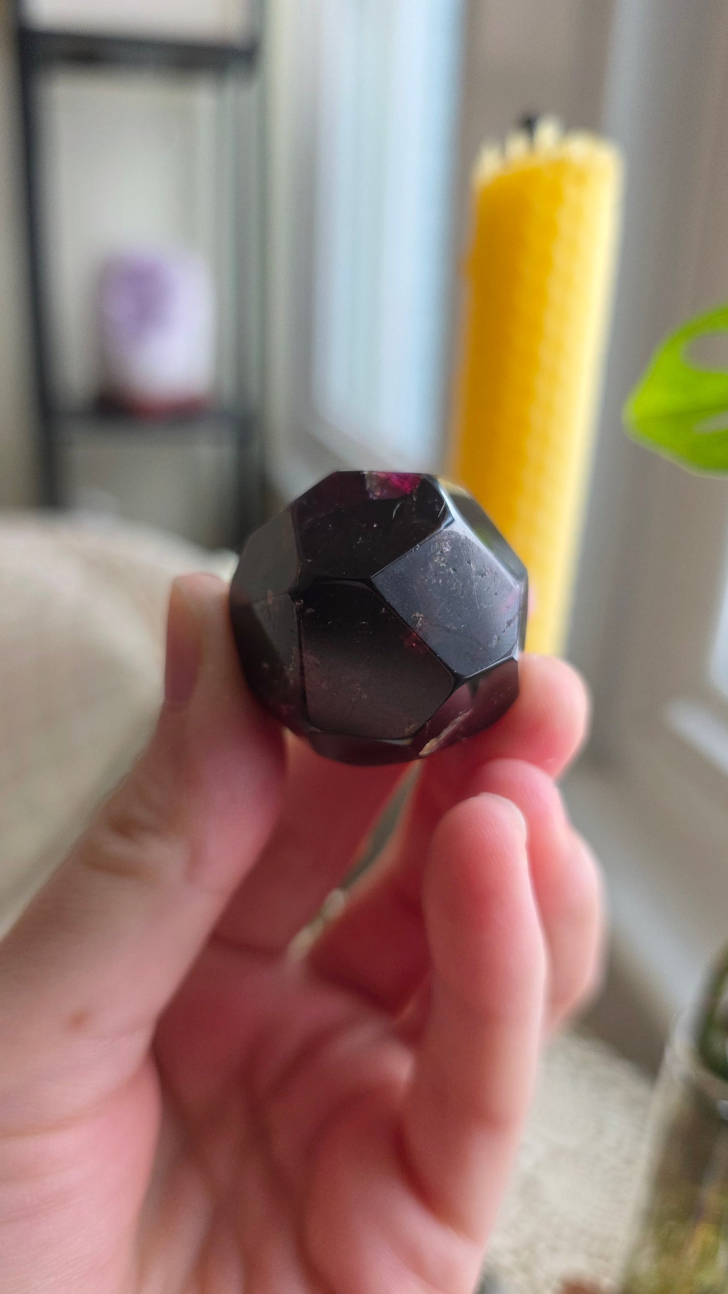 Raspberry Garnet Dodechahedron 9