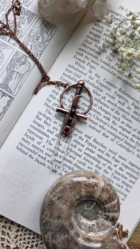 Celestial Warrior Pendant: Seraphina