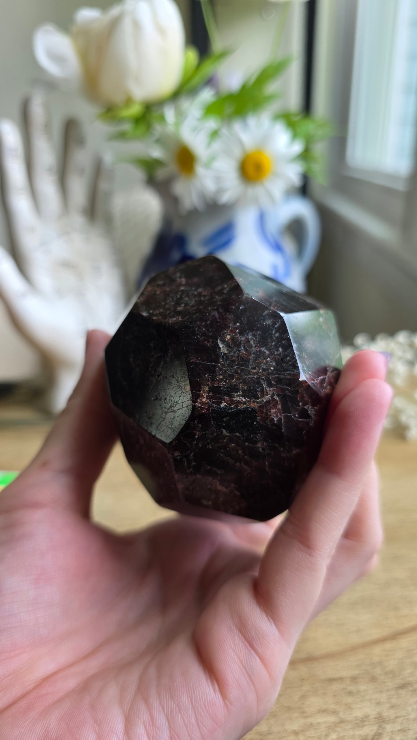 Garnet dodecahedron no.3