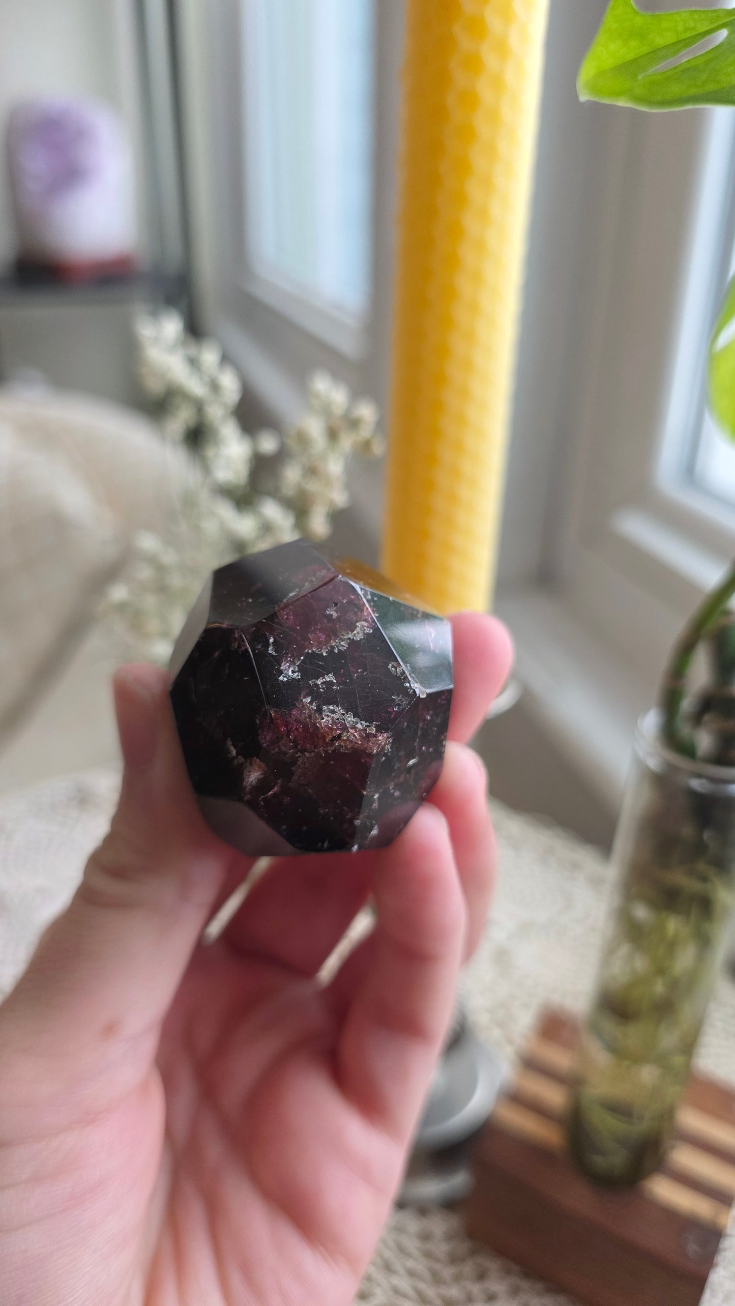 Raspberry Garnet Dodechahedron 4