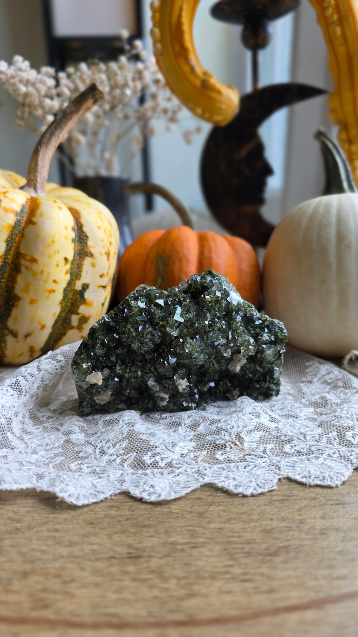 Epidote in Quartz