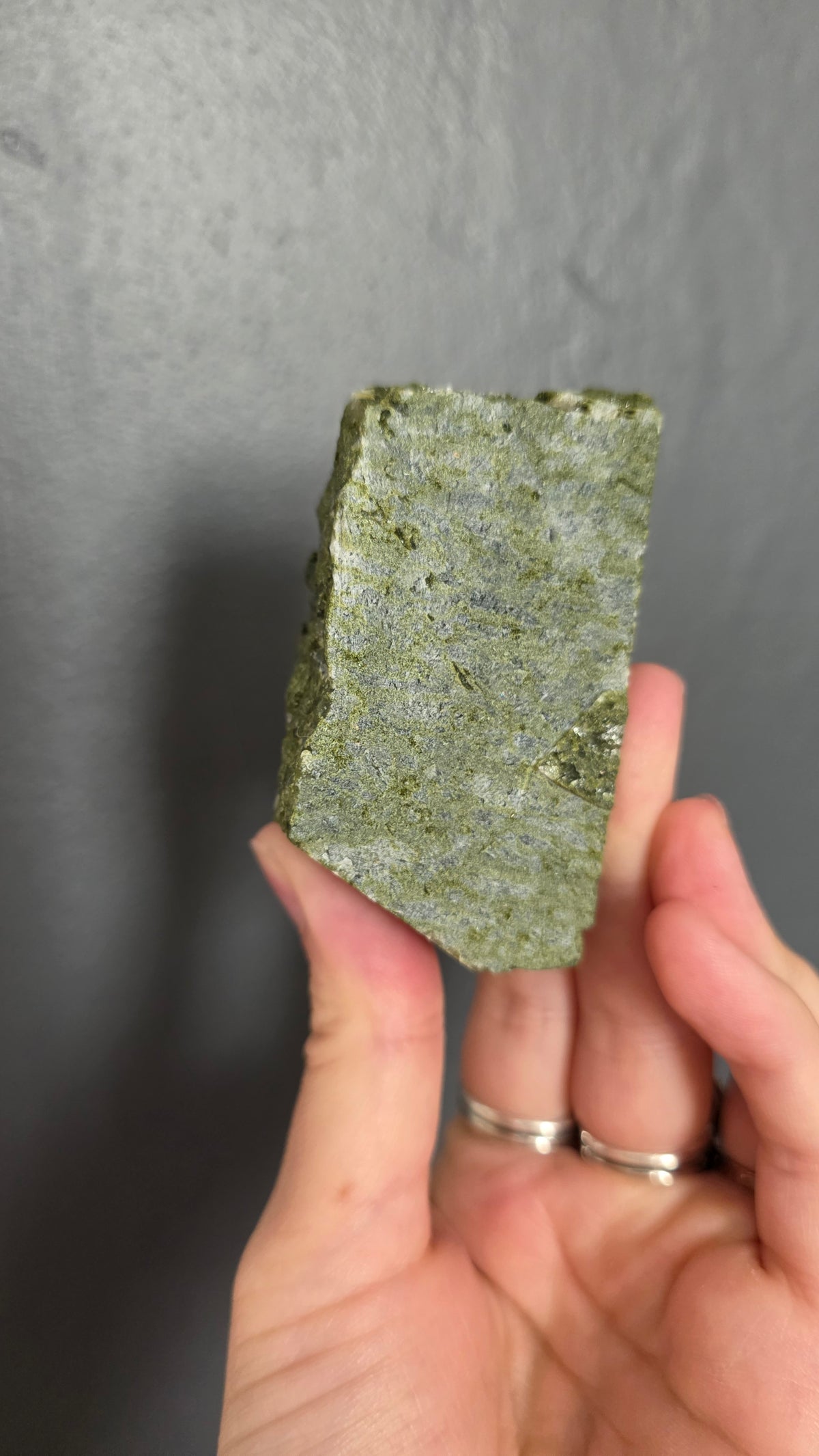 Epidote in Quartz