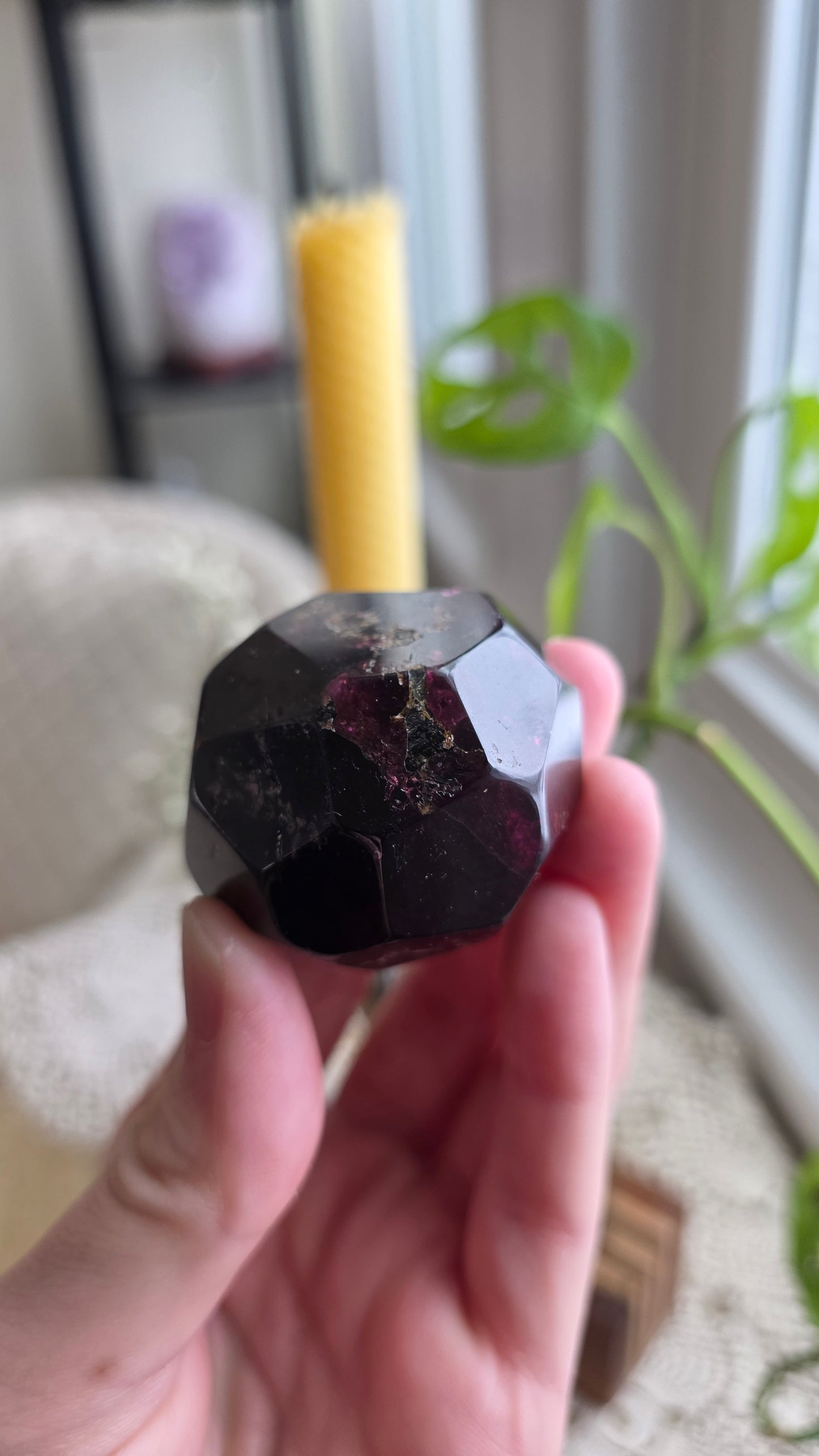 Raspberry Garnet Dodechahedron 1
