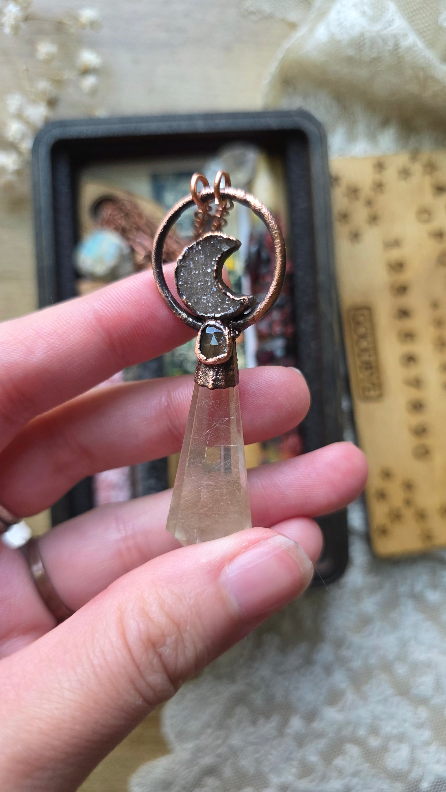 Lyla: Wooden Ouija Spell and Pendulum Kit, Jdrewsilvers collaboration