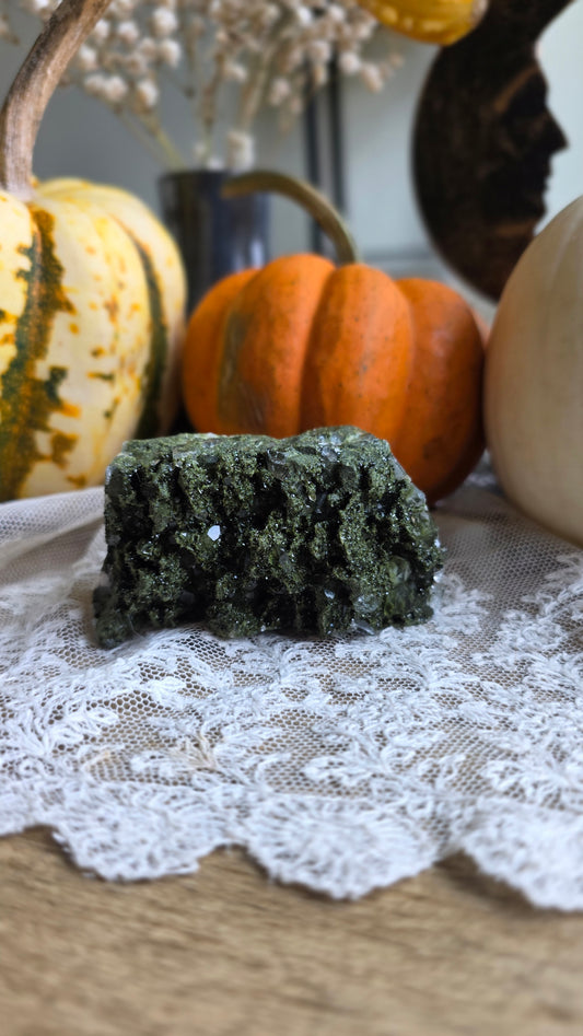 Epidote in Quartz