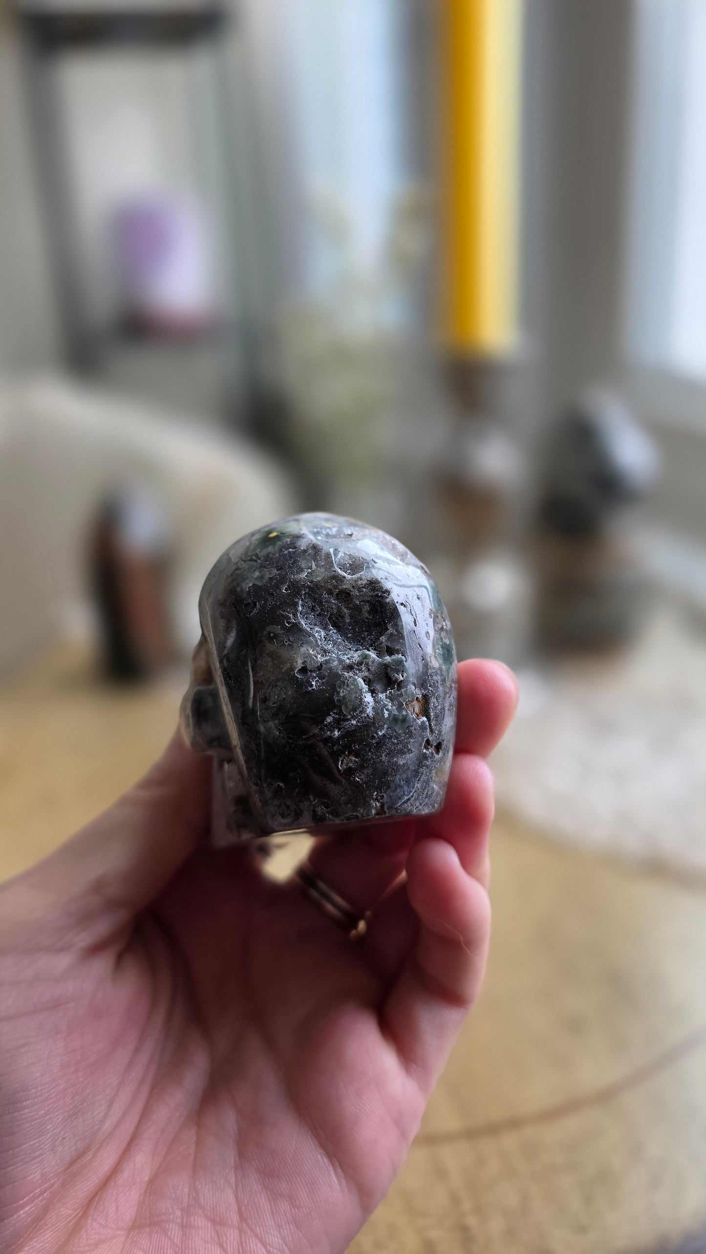 Ocean Jasper Skull 4