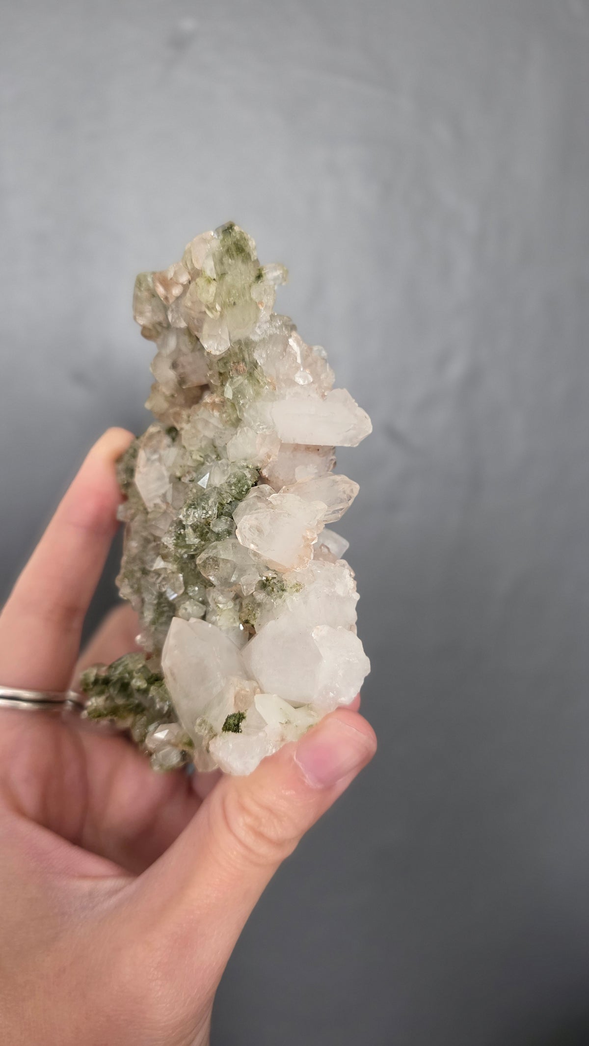 Epidote in Quartz