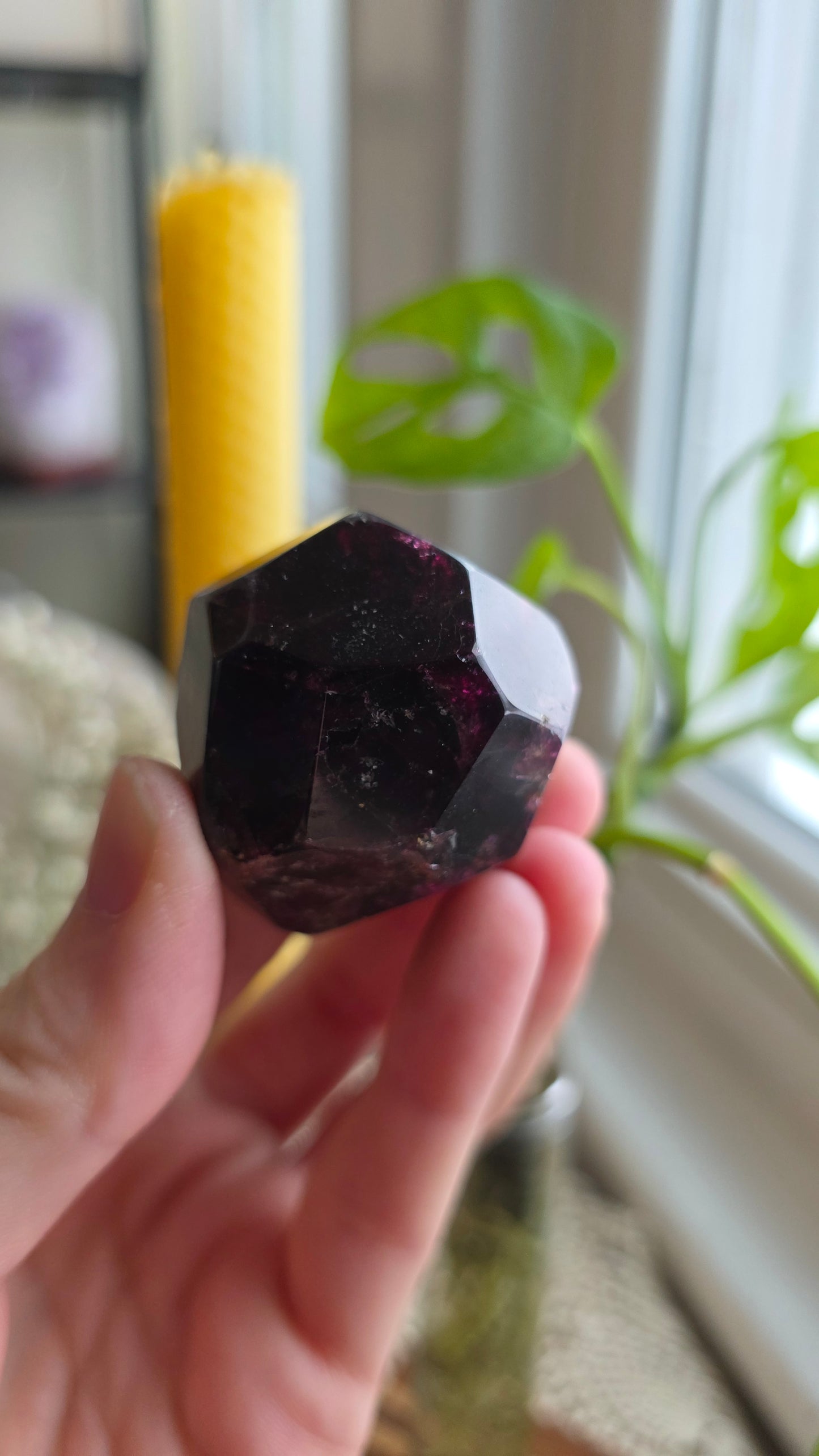 Raspberry Garnet Dodechahedron 13