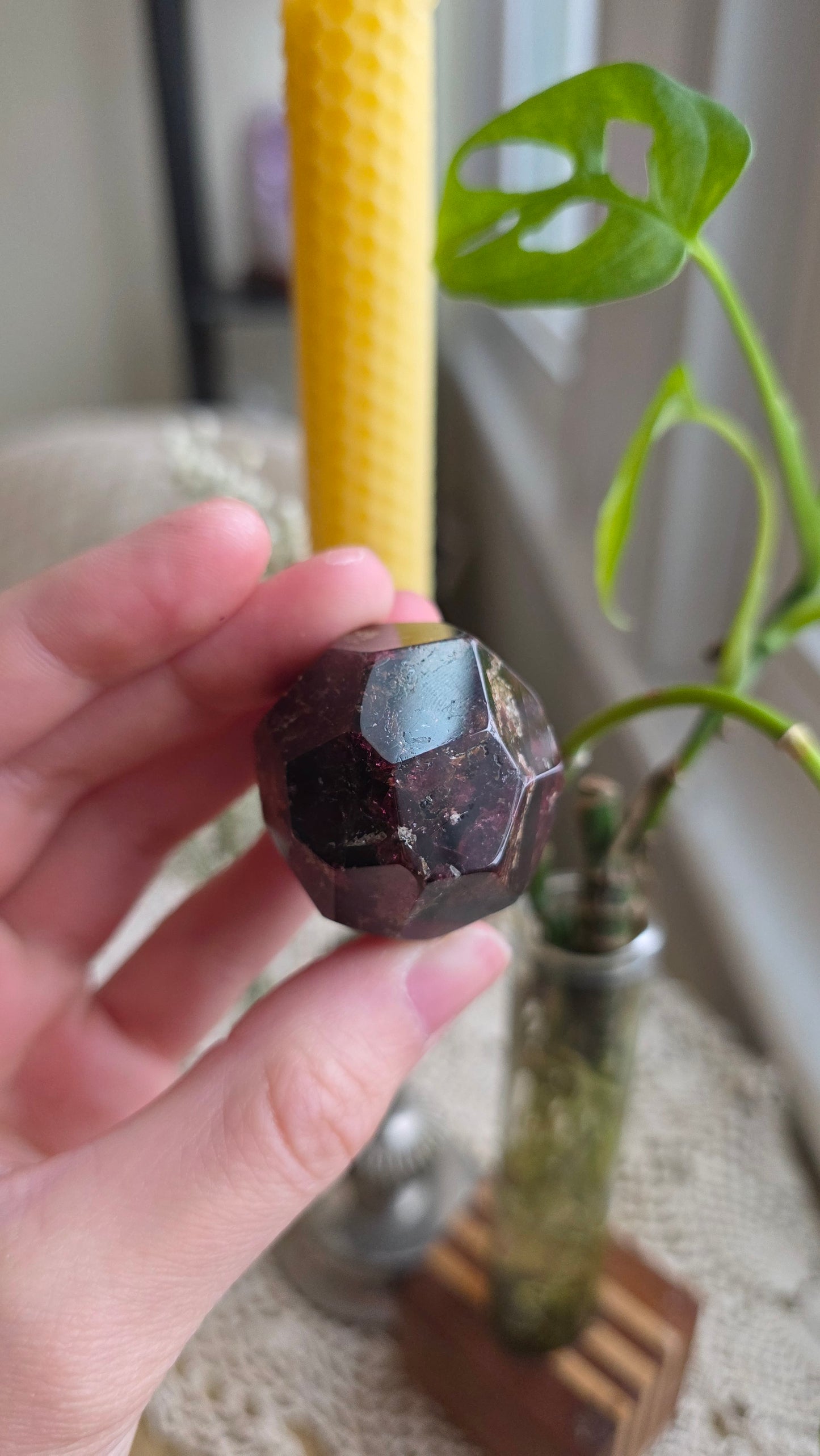 Raspberry Garnet Dodechahedron 11