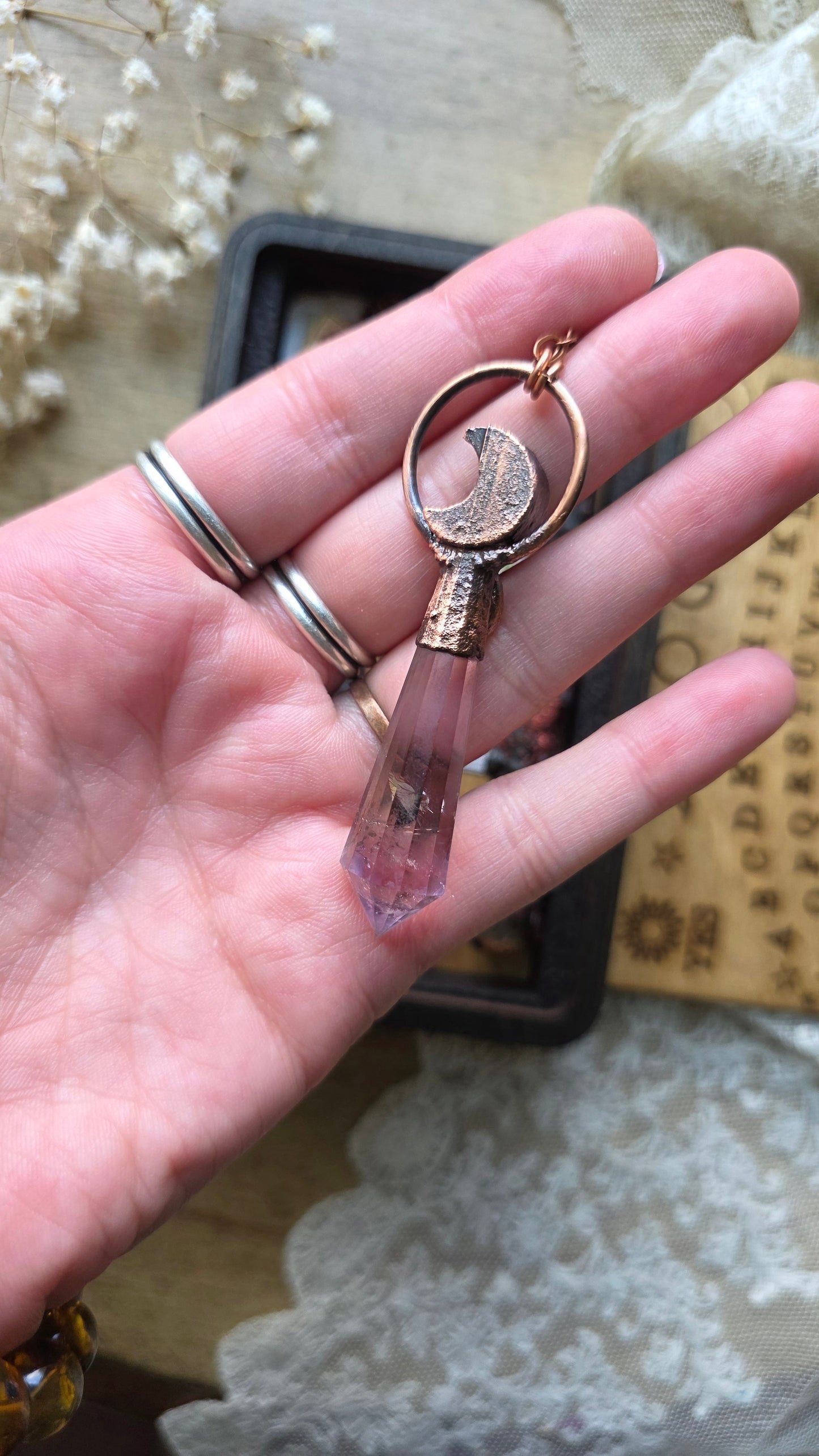 Luna: Wooden Ouija Spell and Pendulum Kit, Jdrewsilvers collaboration