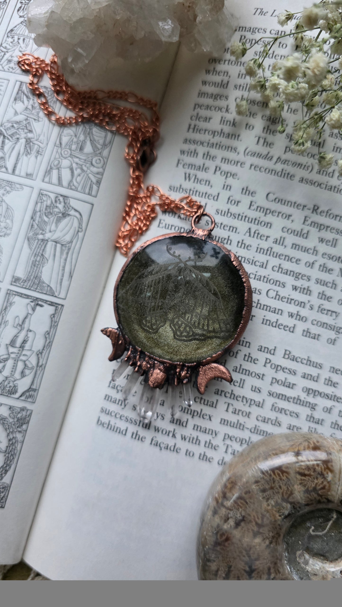 The Transformation Gold Sheen Obsidian Pendant