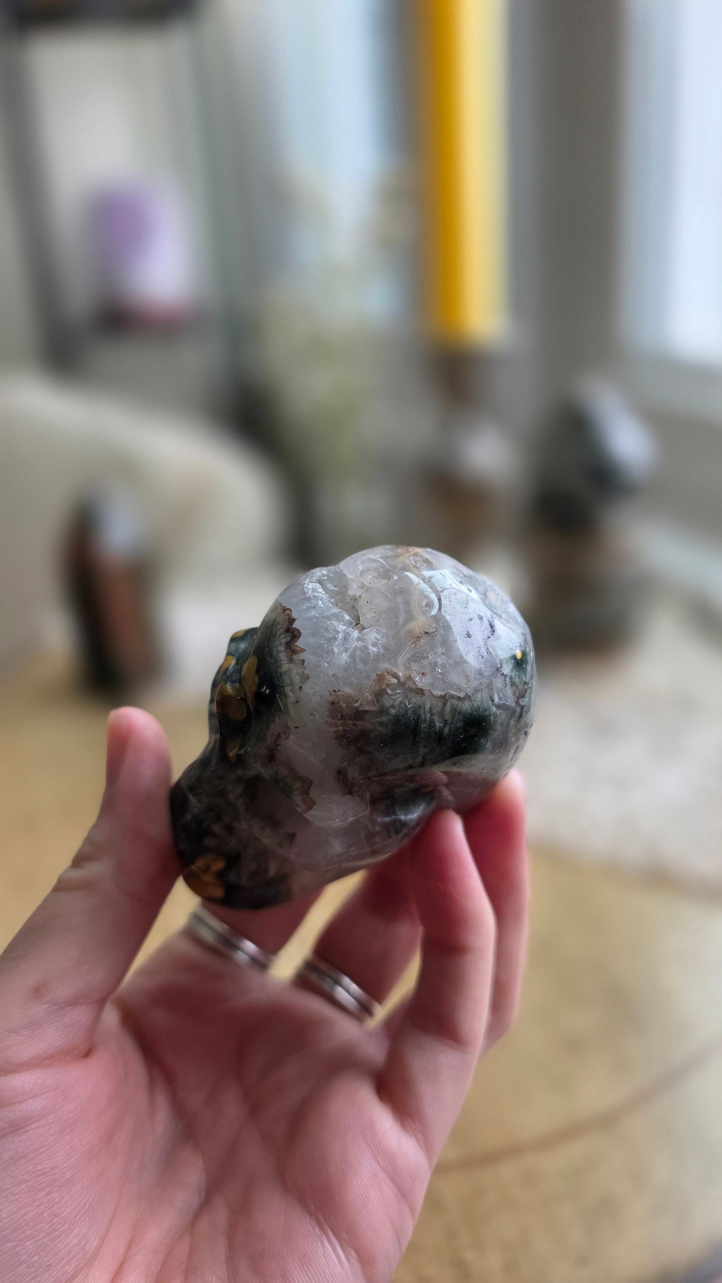 Ocean Jasper Skull 4