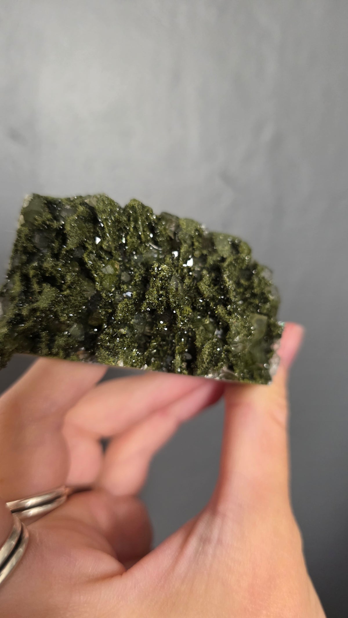 Epidote in Quartz