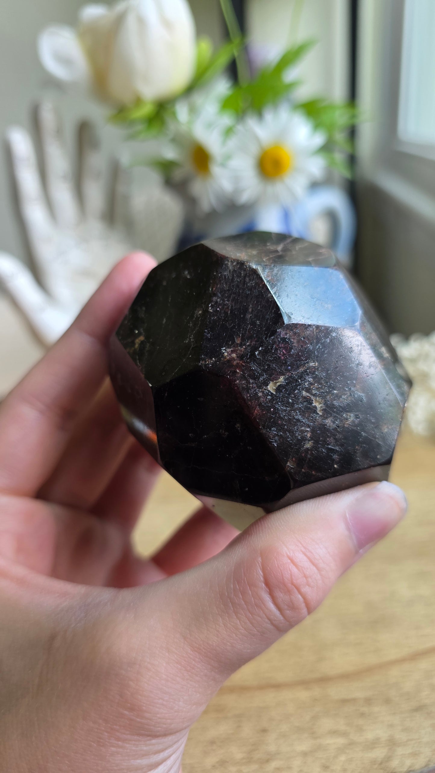 Garnet dodechahedron no. 4