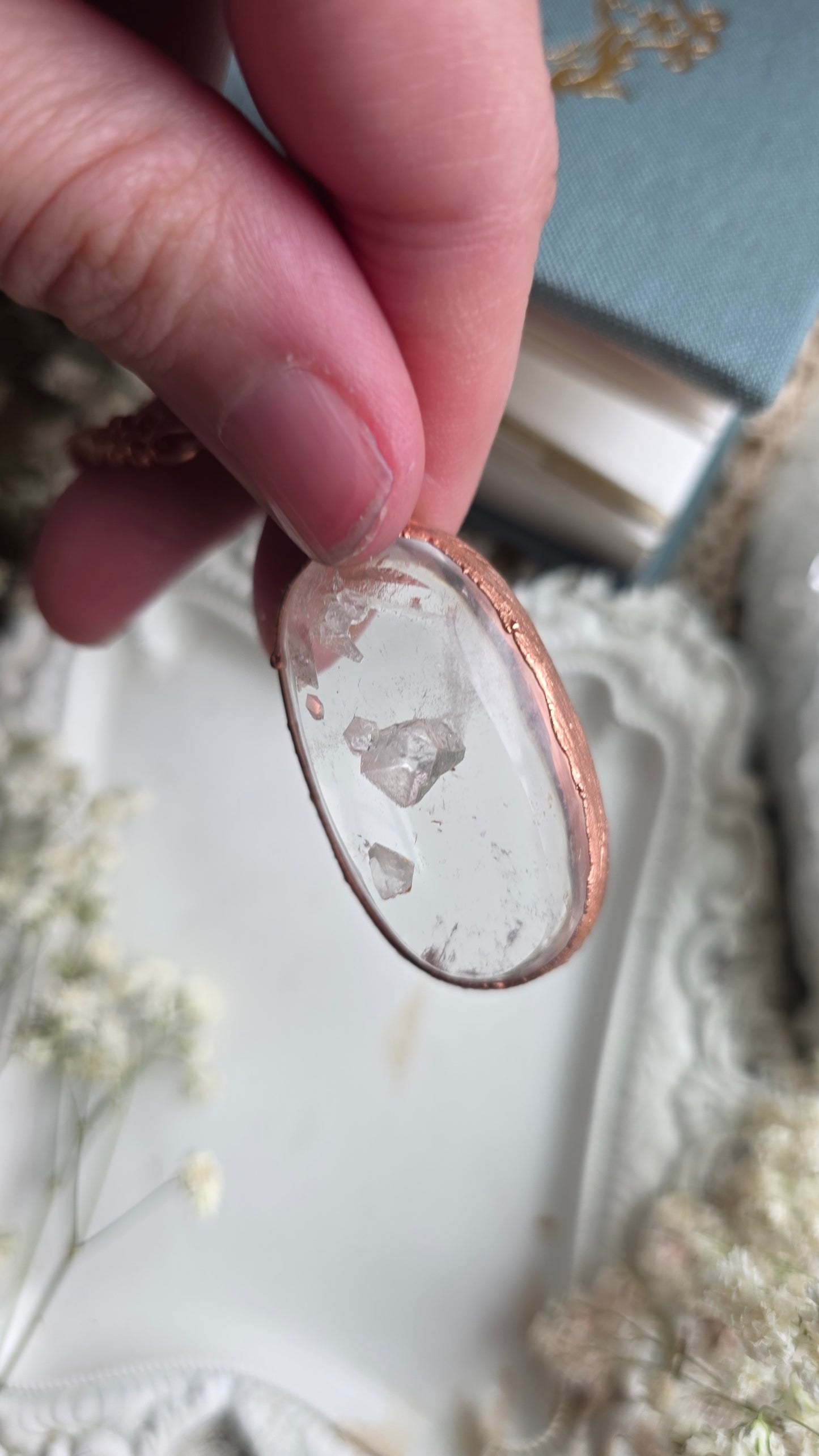 Manifestation Quartz Copper Necklace