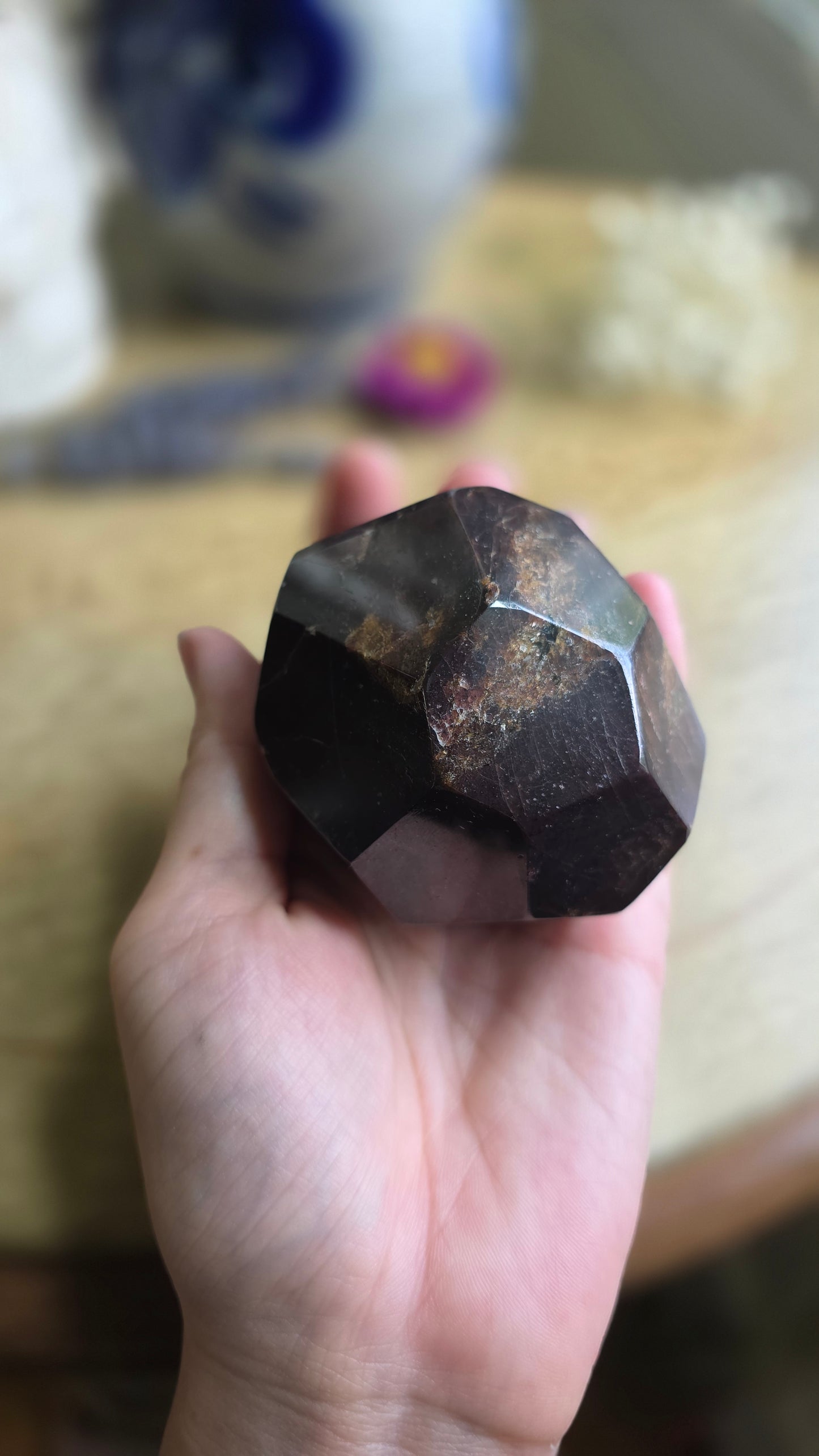 Garnet dodechahedron no. 1
