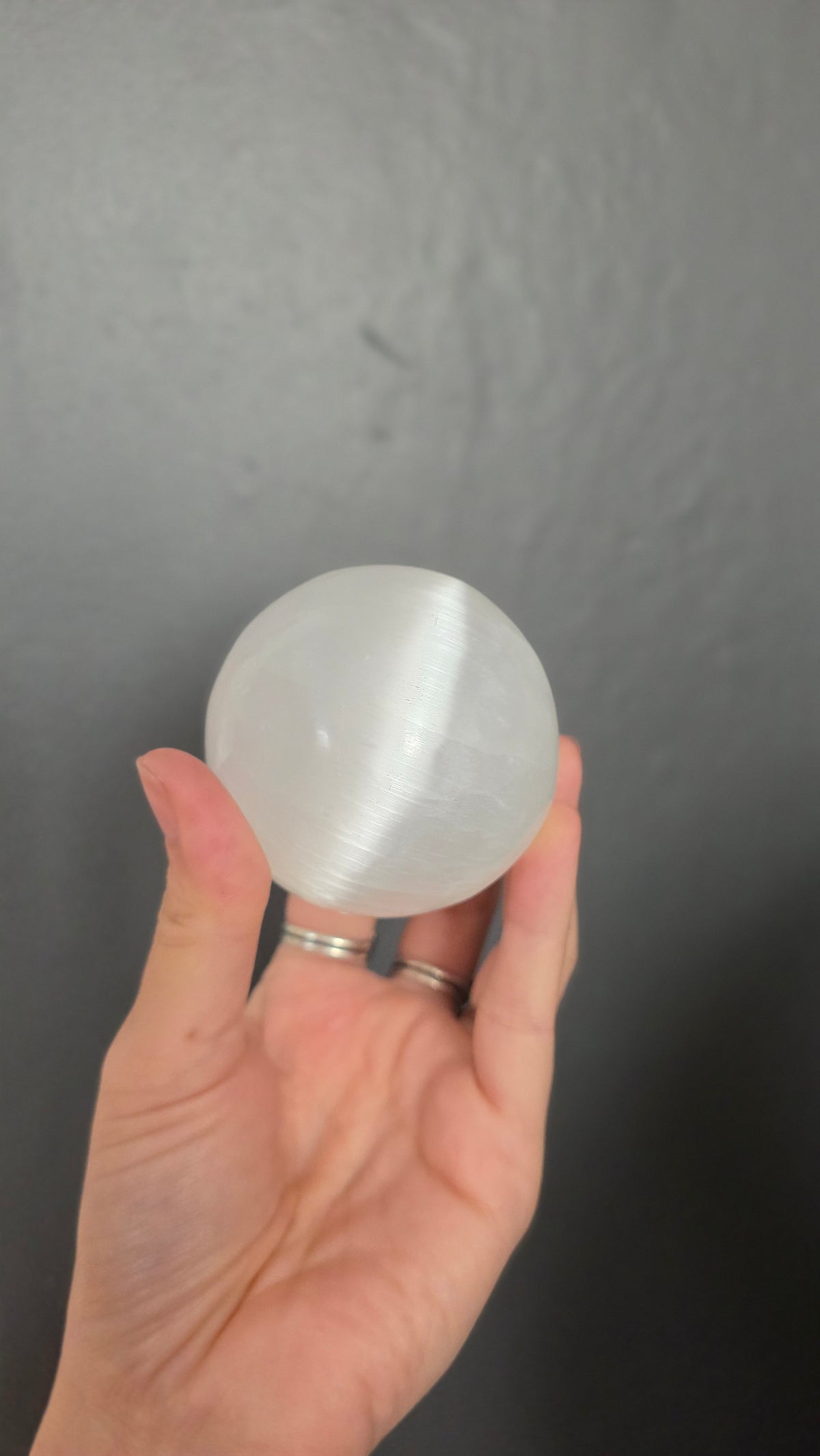 Selenite sphere