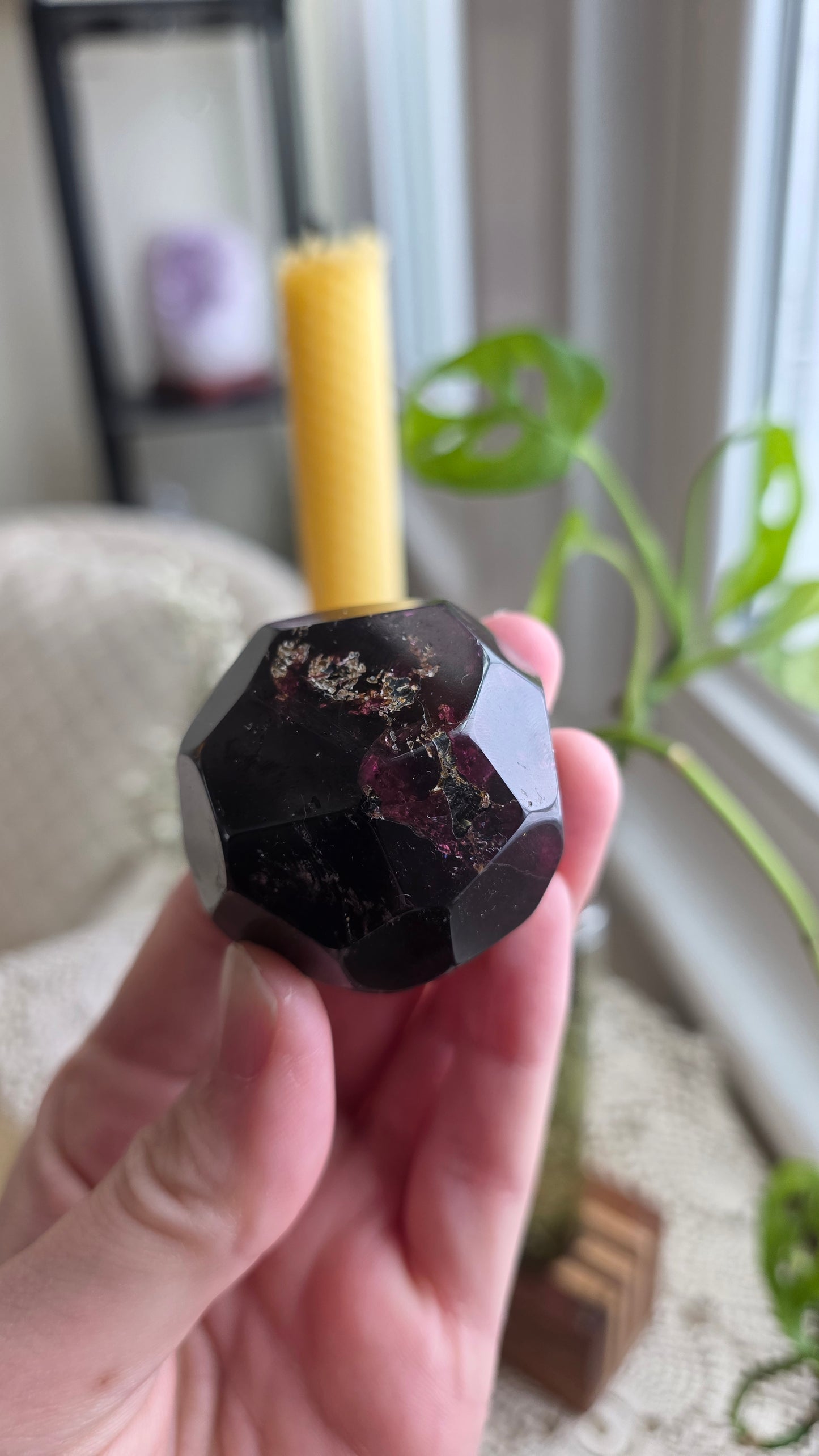 Raspberry Garnet Dodechahedron 1