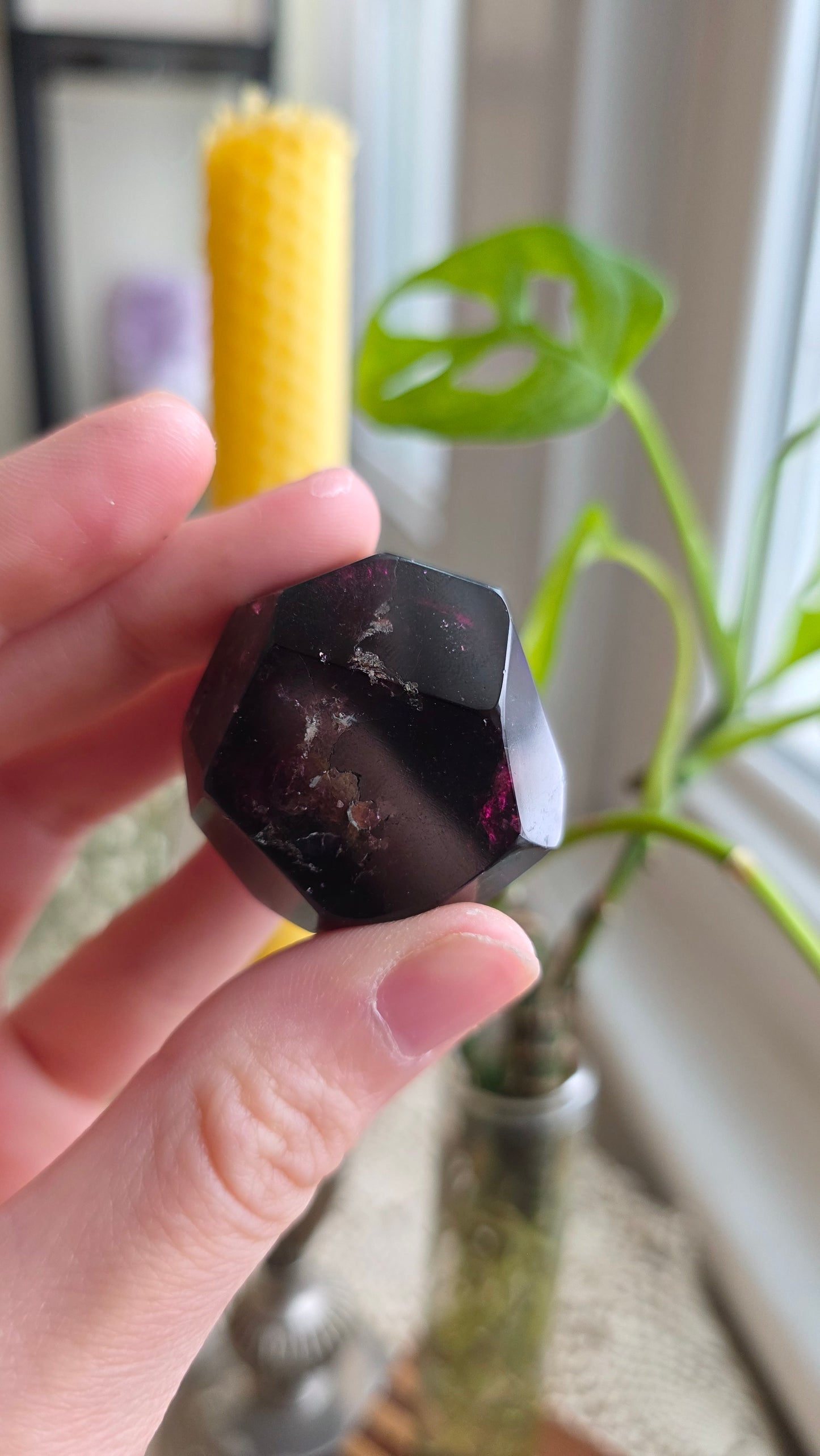 Raspberry Garnet Dodechahedron 14