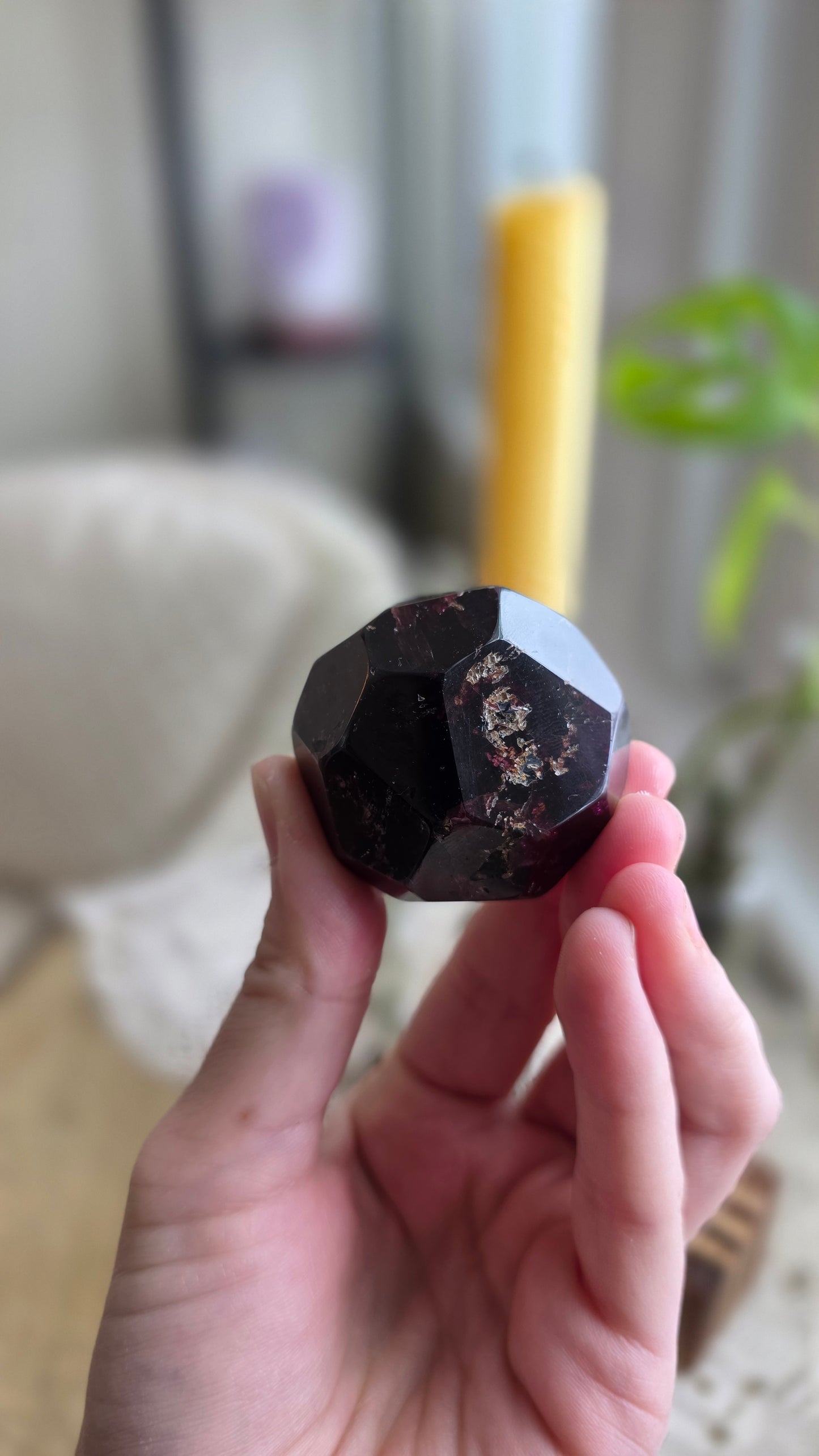Raspberry Garnet Dodechahedron 1