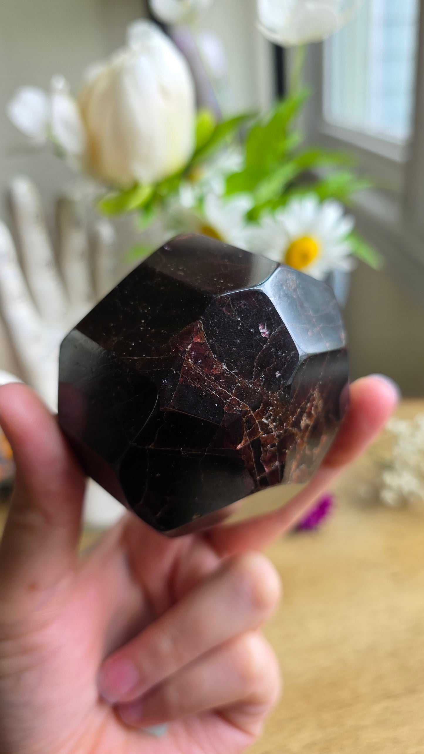 Garnet dodecahedron no.3