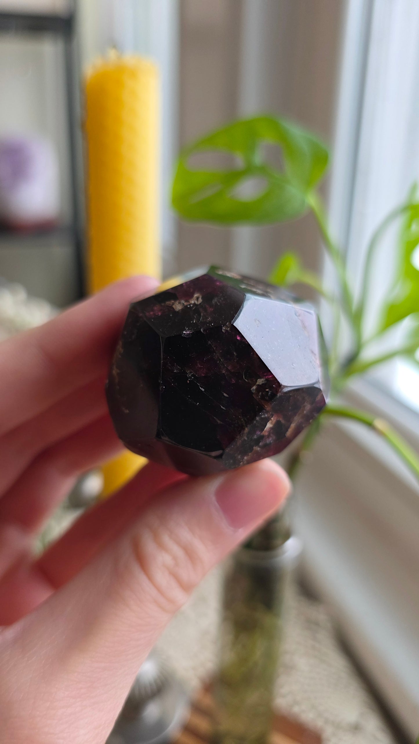Raspberry Garnet Dodechahedron 13