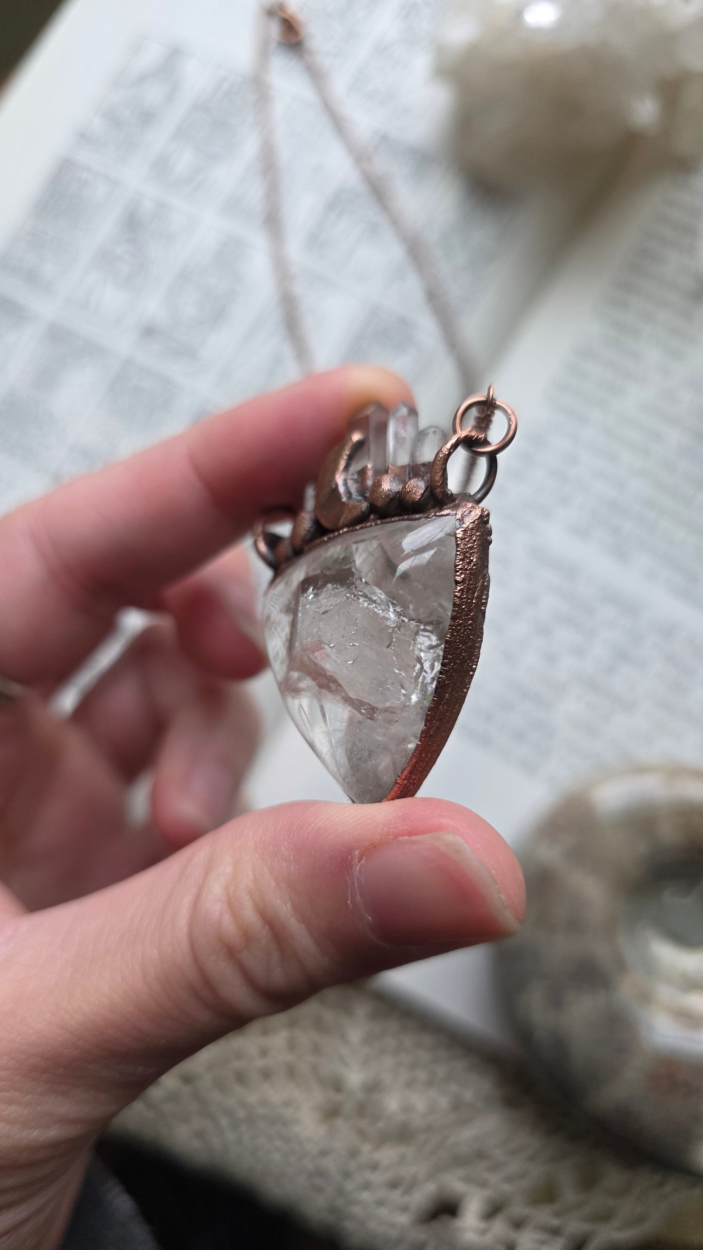Stardust Manifestation Quartz Pendant