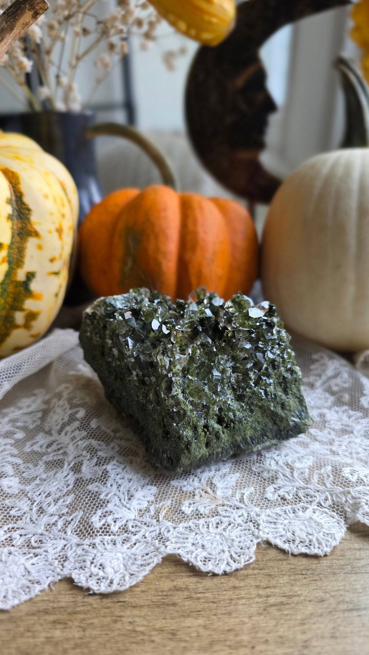 Epidote in Quartz