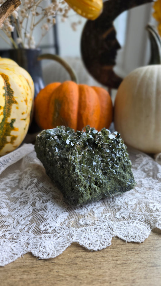 Epidote in Quartz
