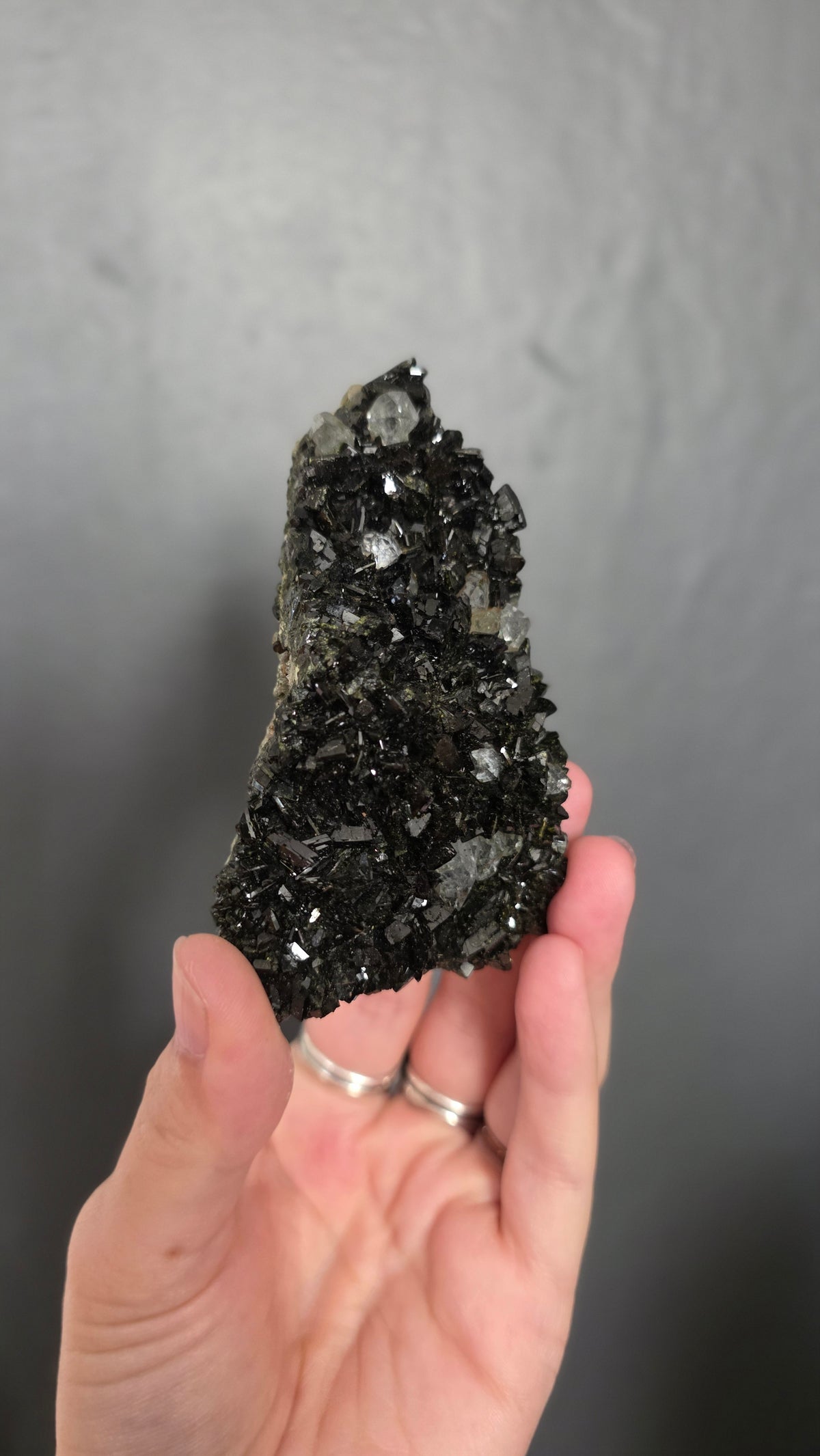 Epidote in Quartz