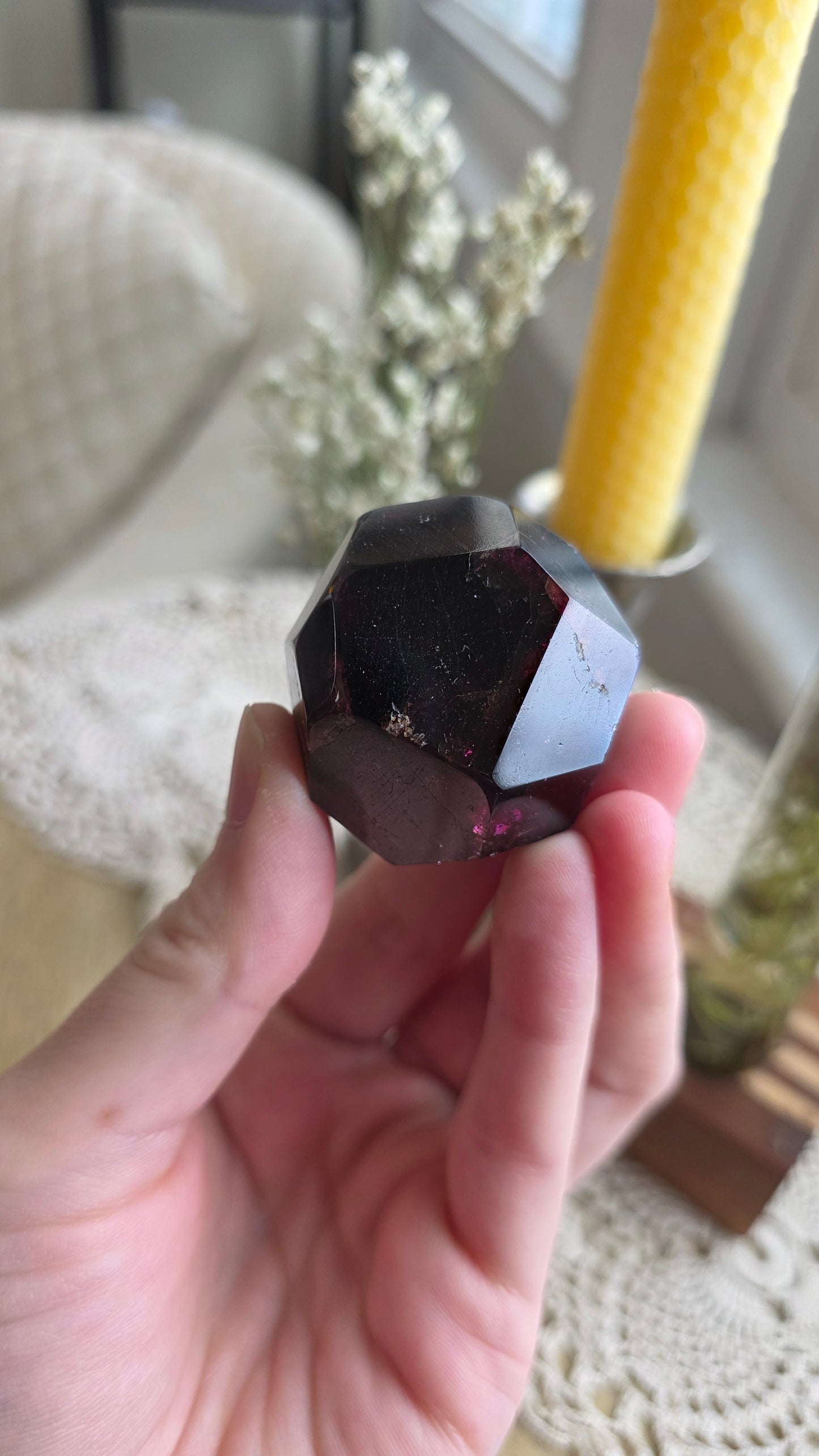 Raspberry Garnet Dodechahedron 5