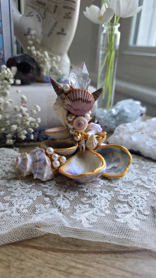 Aphrodite Real Shell Offering/Trinket Dish