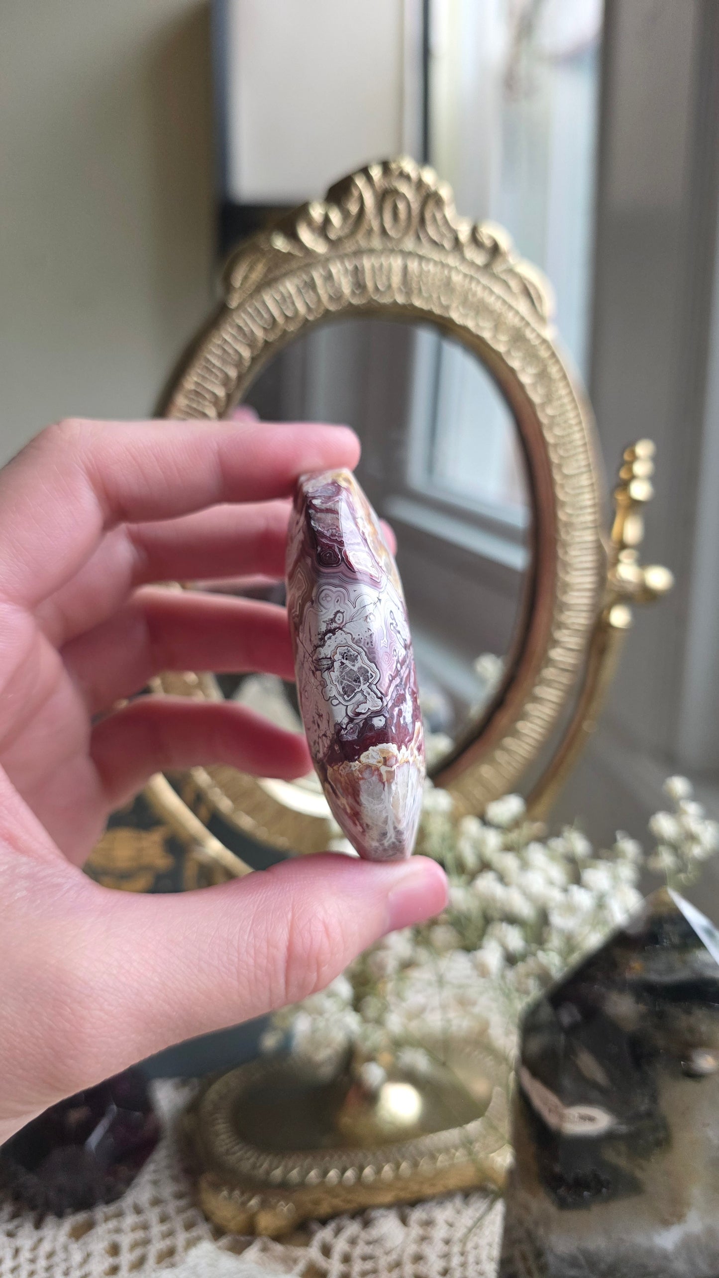 Crazy lace agate palmstone no.1