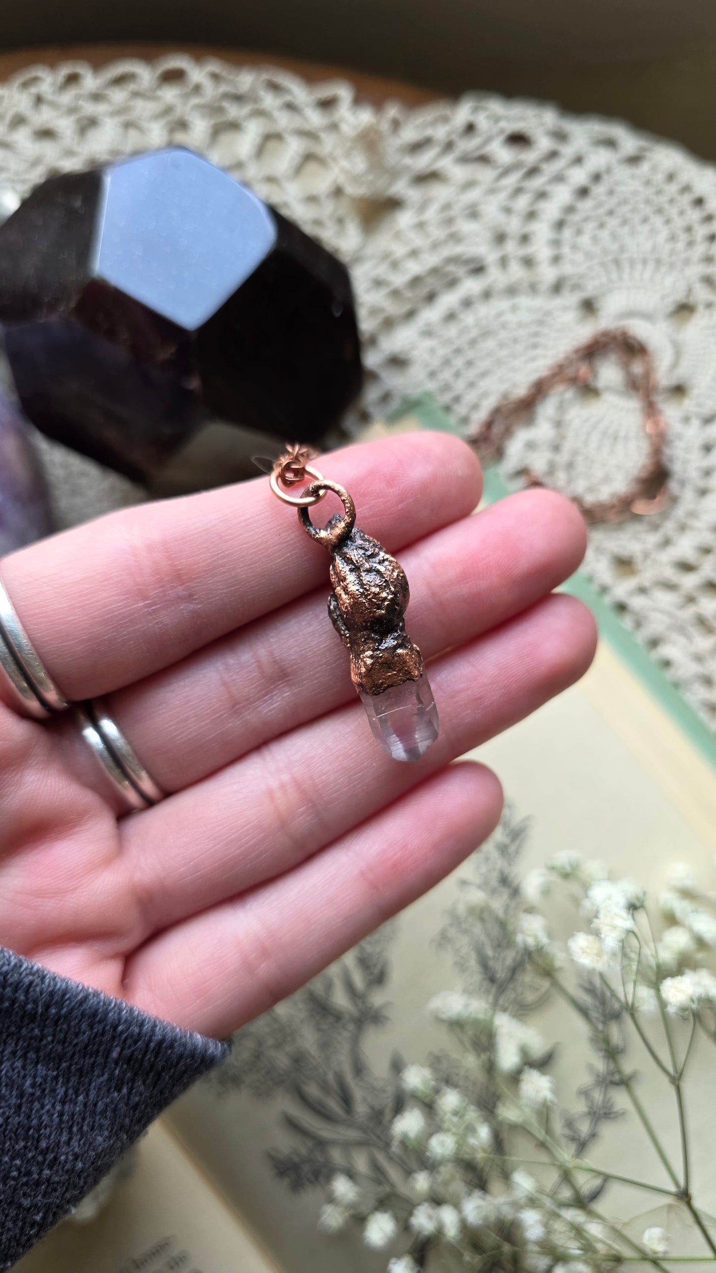 Rooted: Vera Cruz with Real Shell Copper Necklace