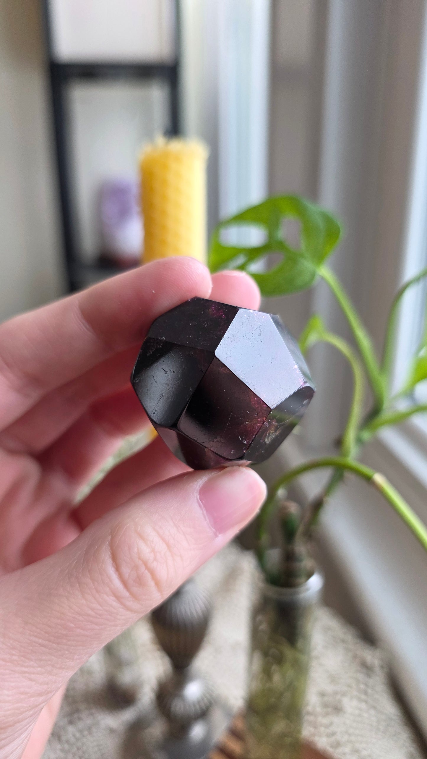 Raspberry Garnet Dodechahedron 14