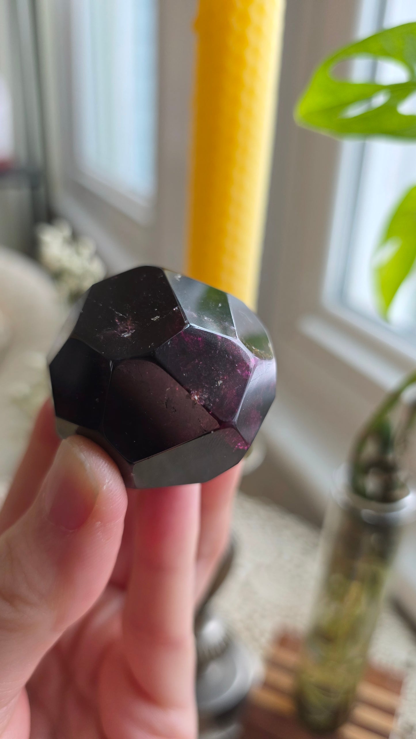 Raspberry Garnet Dodechahedron 8