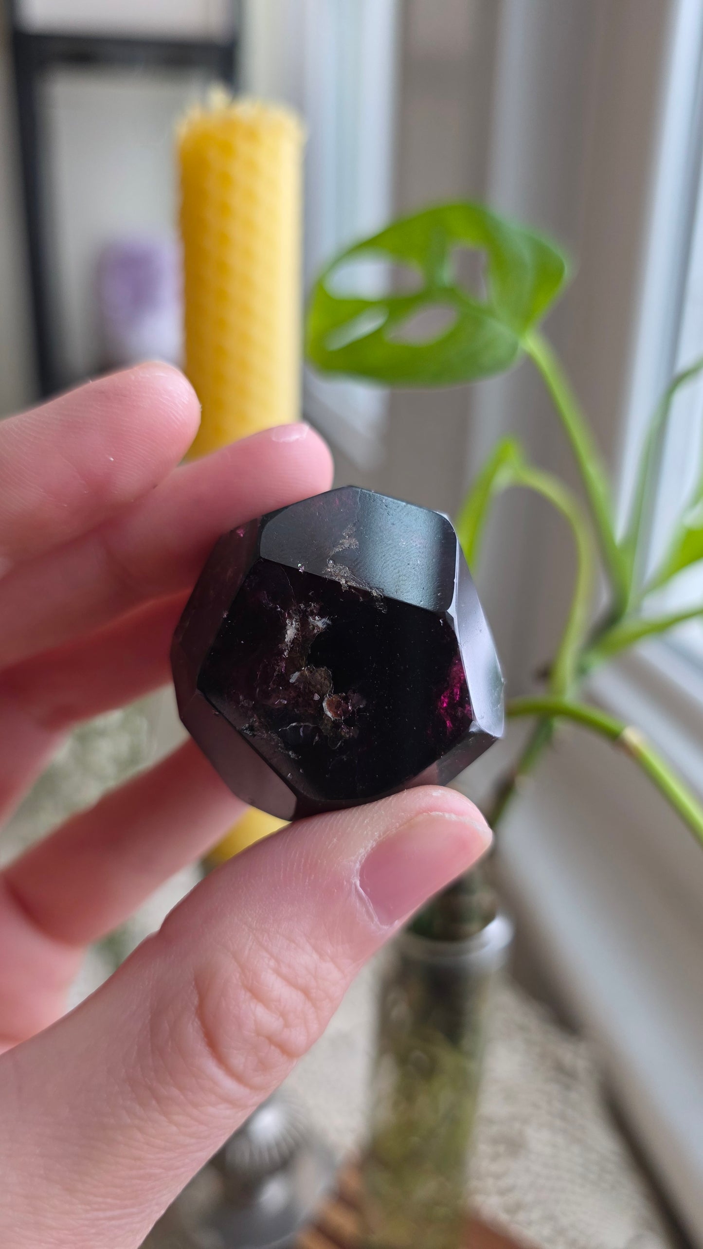 Raspberry Garnet Dodechahedron 14