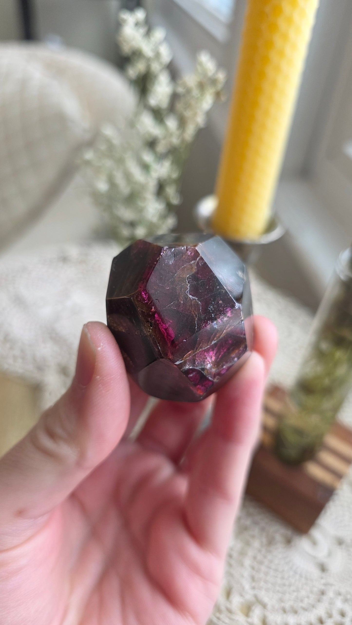 Raspberry Garnet Dodechahedron 5