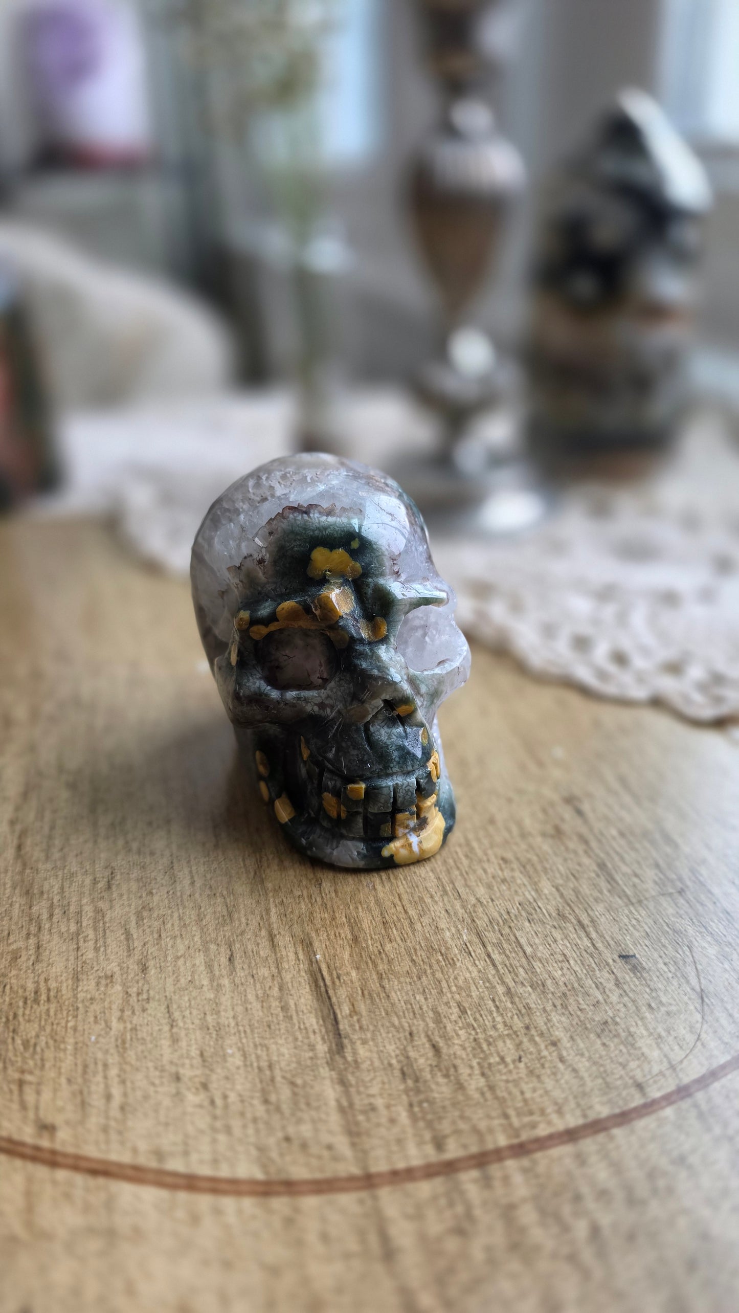 Ocean Jasper Skull 4