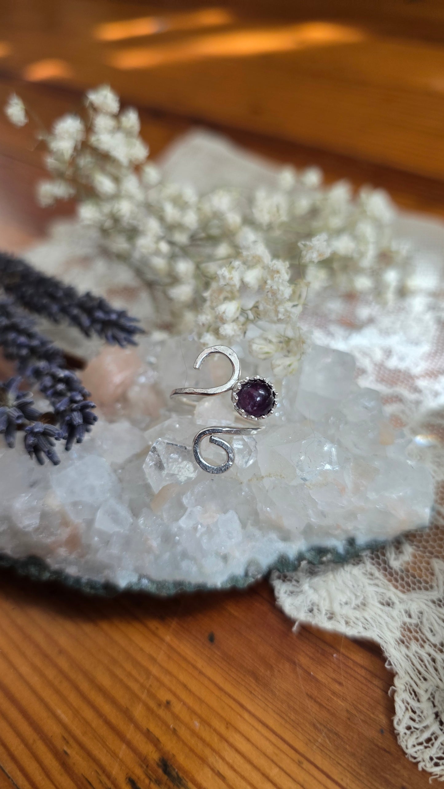 Adjustable Sterling Silver Toe Rings