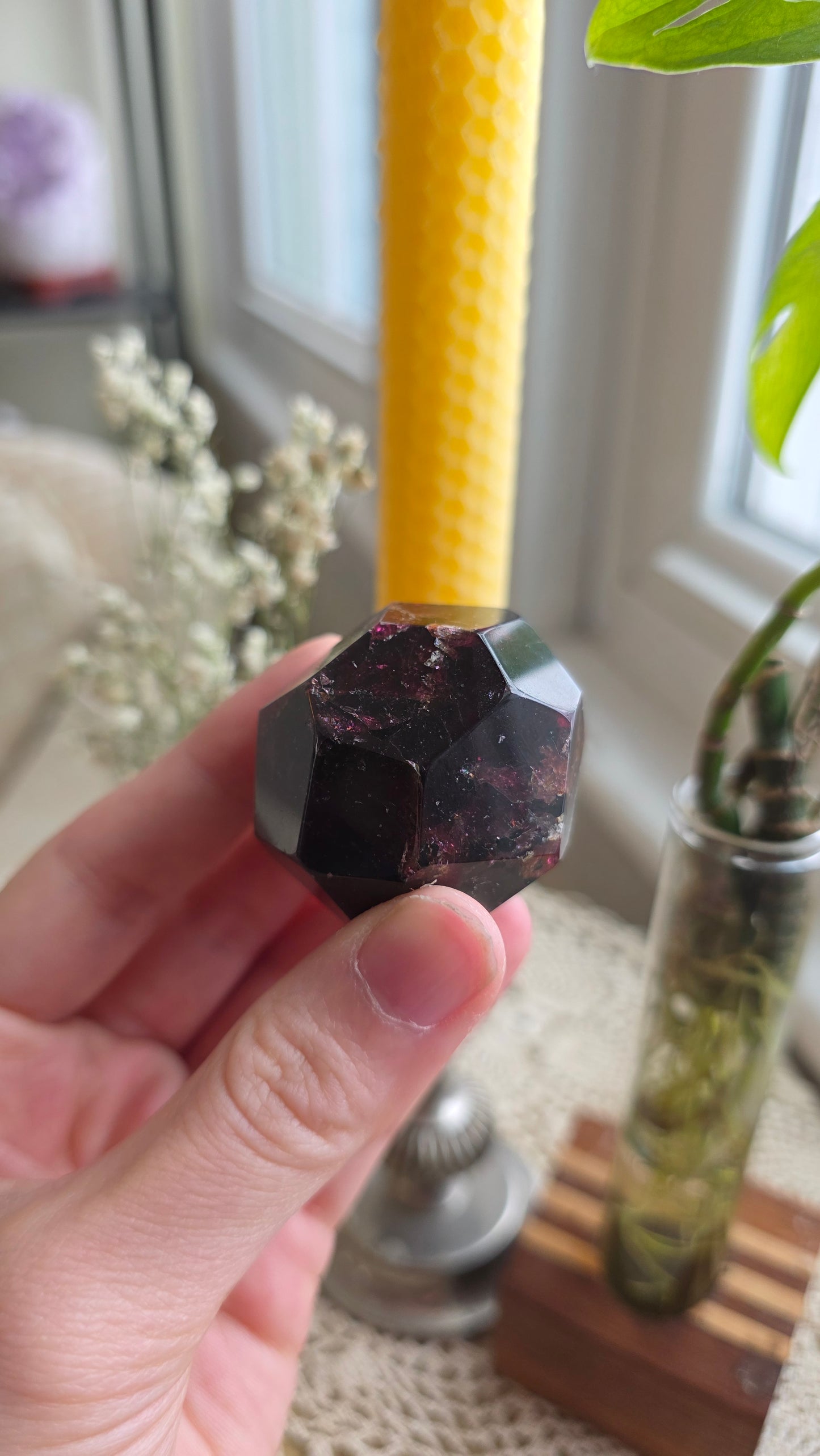 Raspberry Garnet Dodechahedron 4