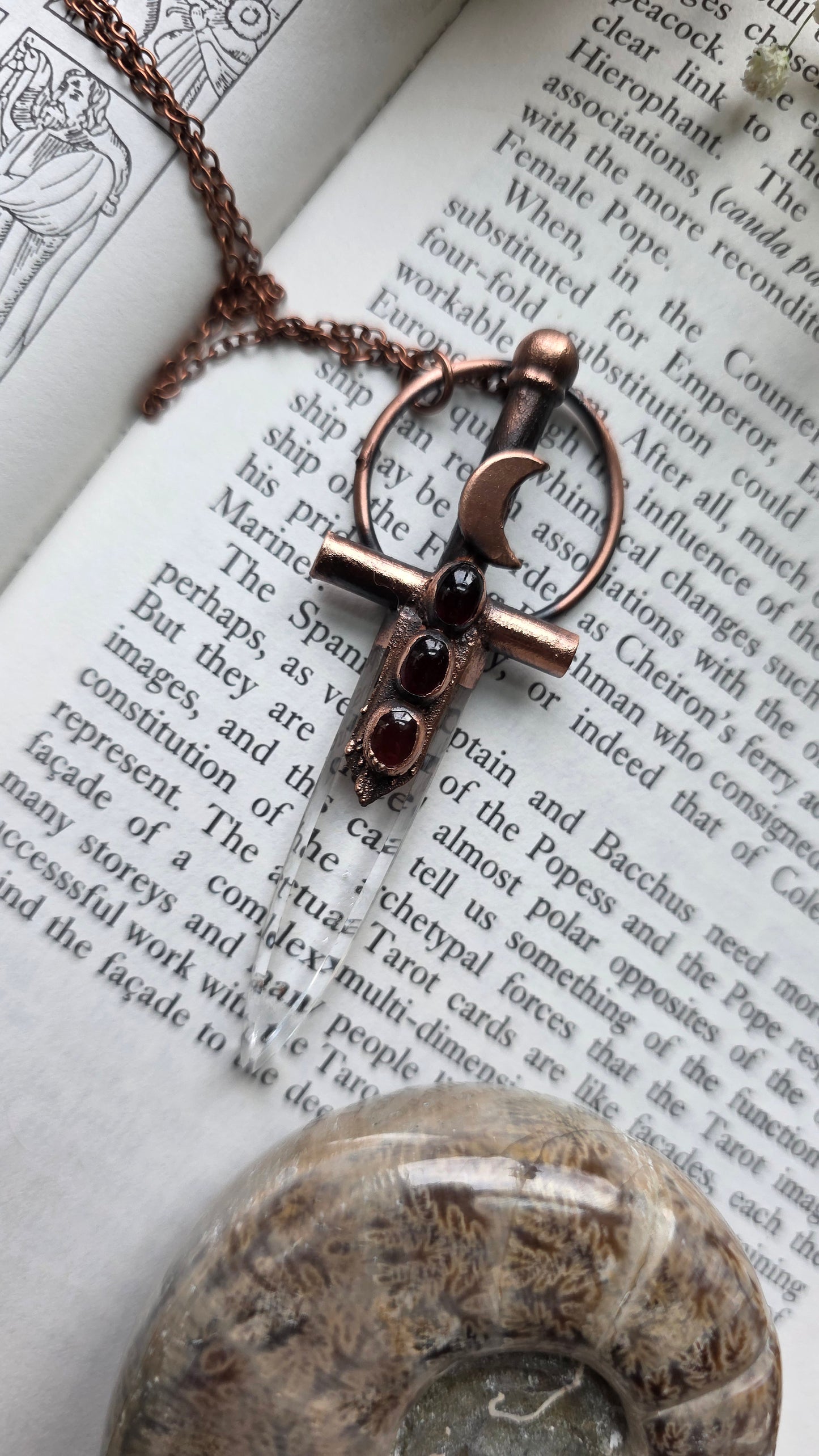 Celestial Warrior Pendant: Seraphina