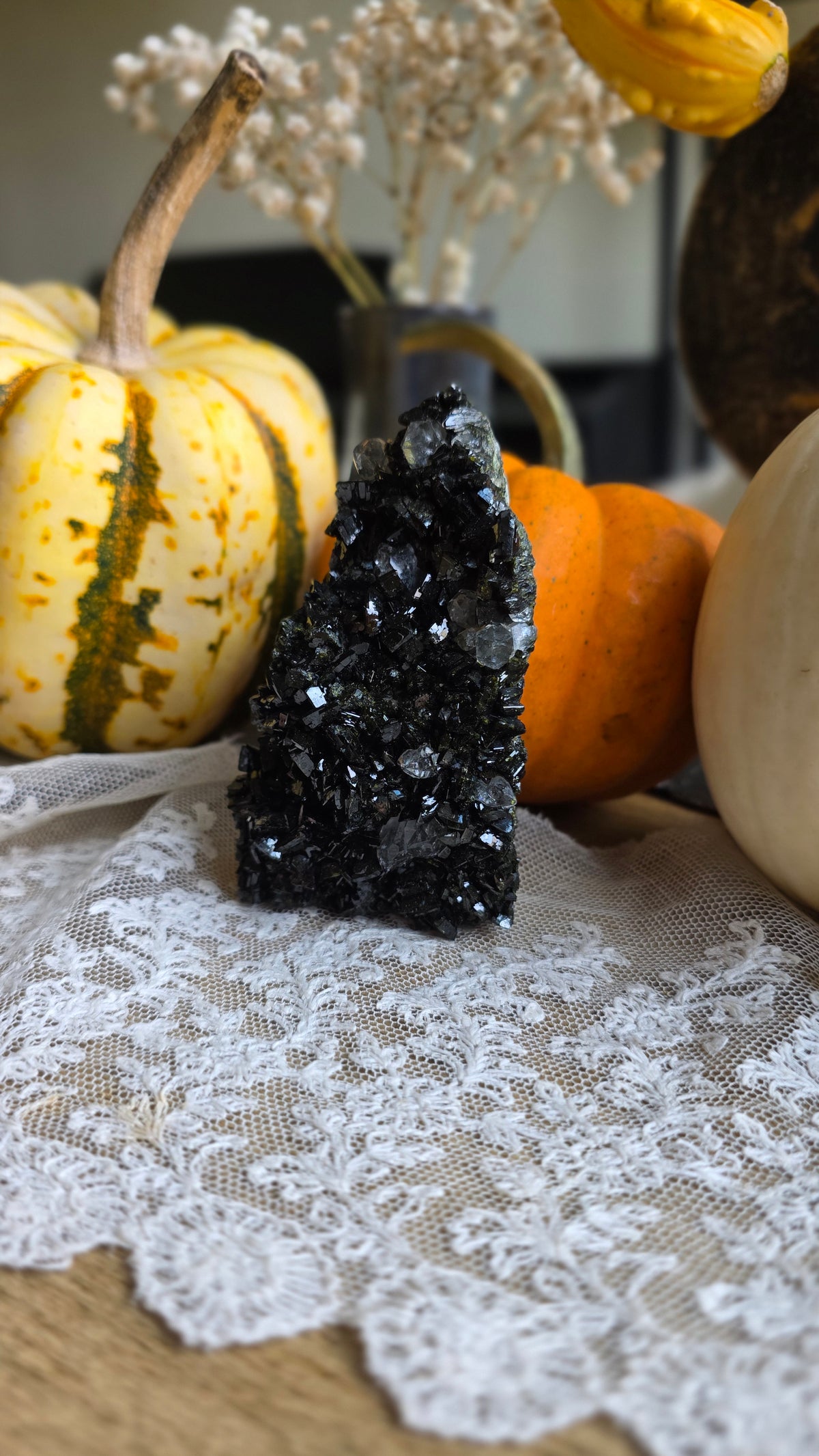 Epidote in Quartz