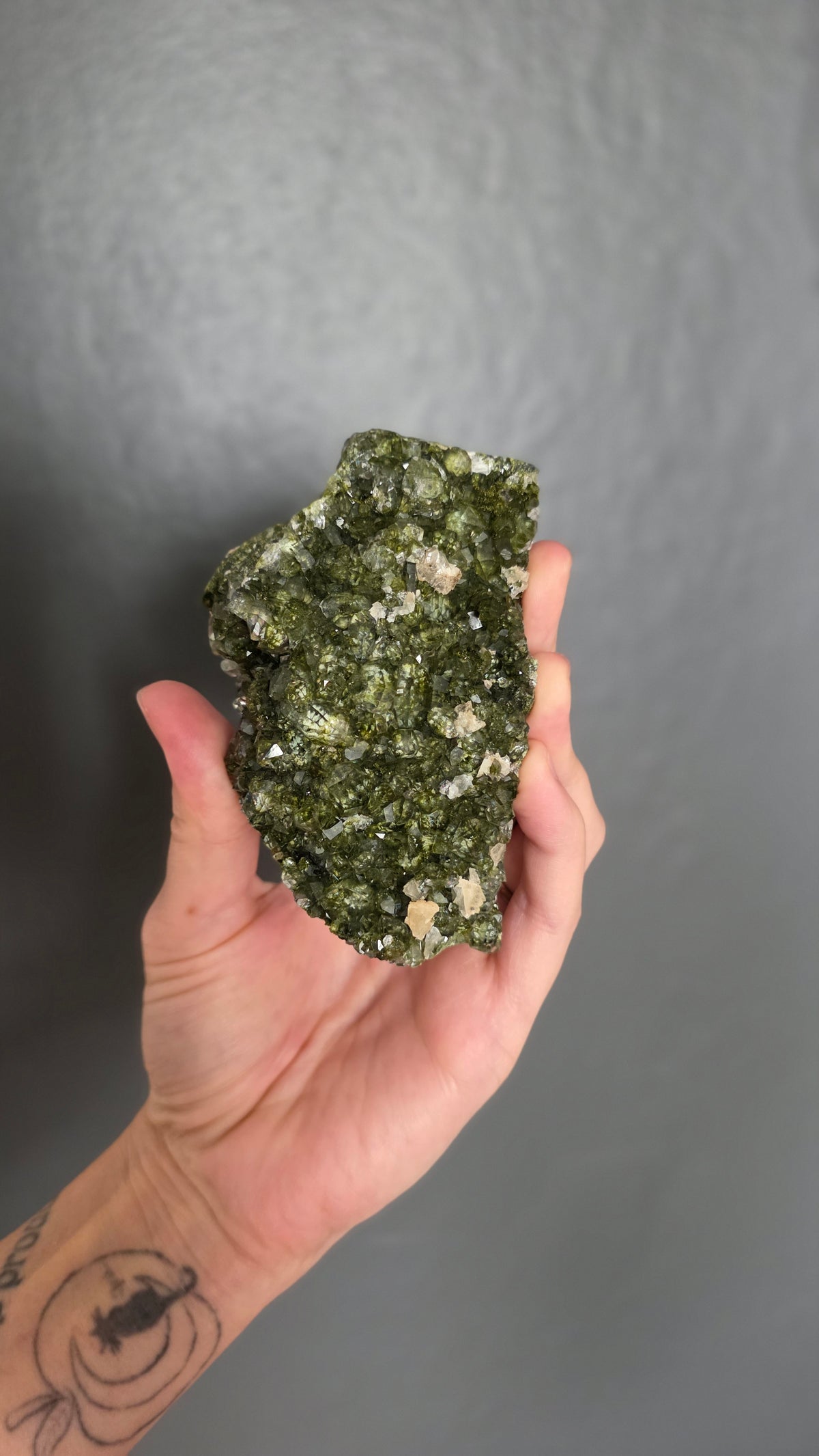 Epidote in Quartz