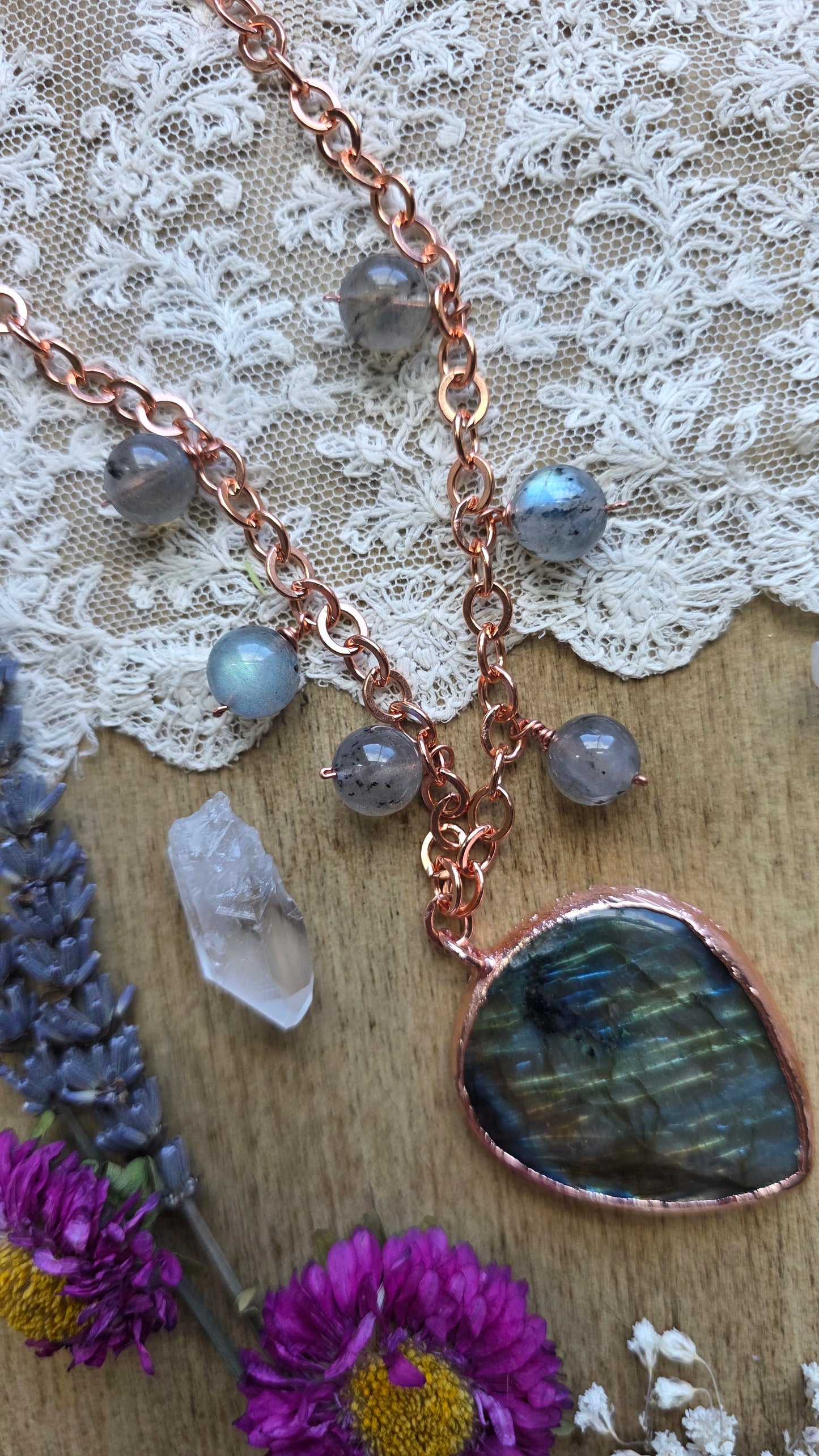 Labradorite Copper Necklace