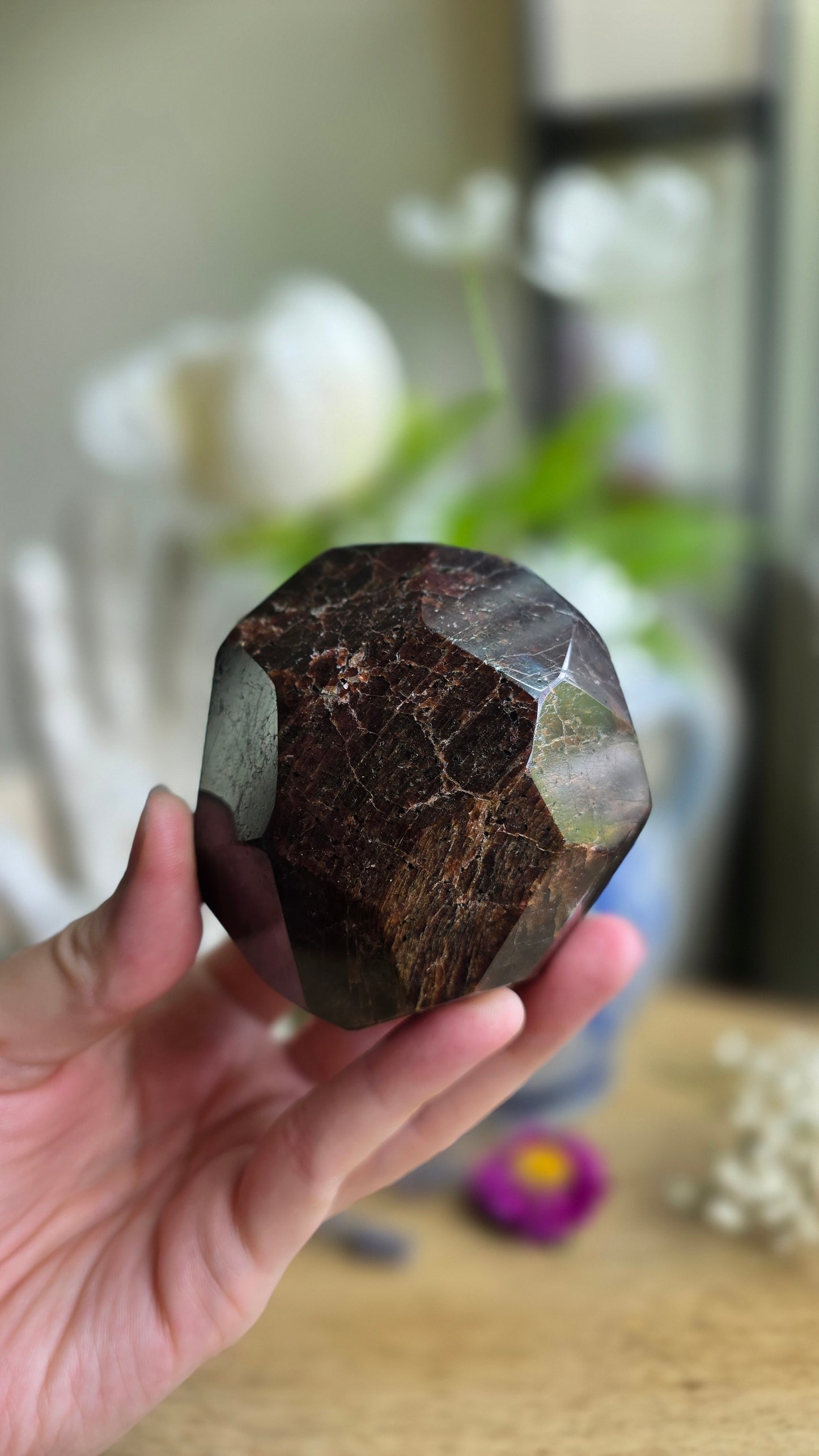 Garnet dodecahedron No.2