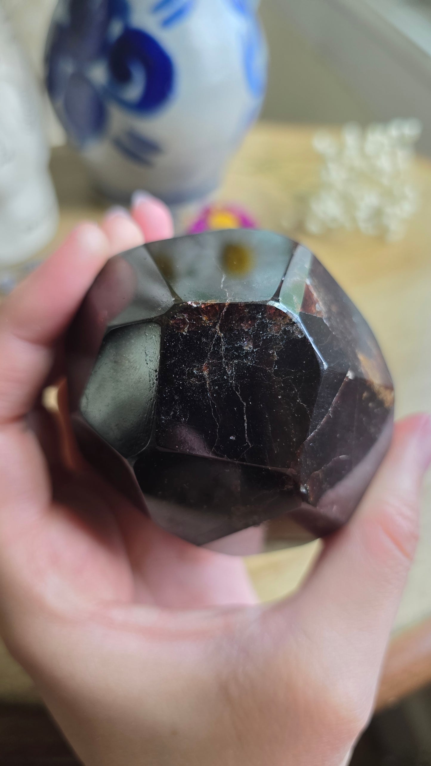 Garnet dodechahedron no. 1